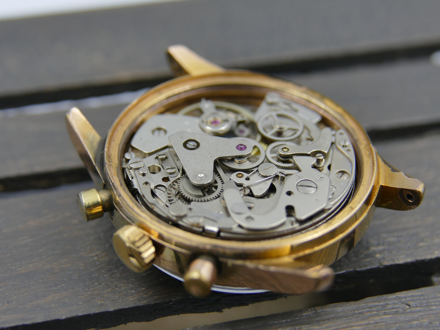 70s vintage watch mens Difor Suisse Chronograph Valjoux 7734 ref. 66.41.52