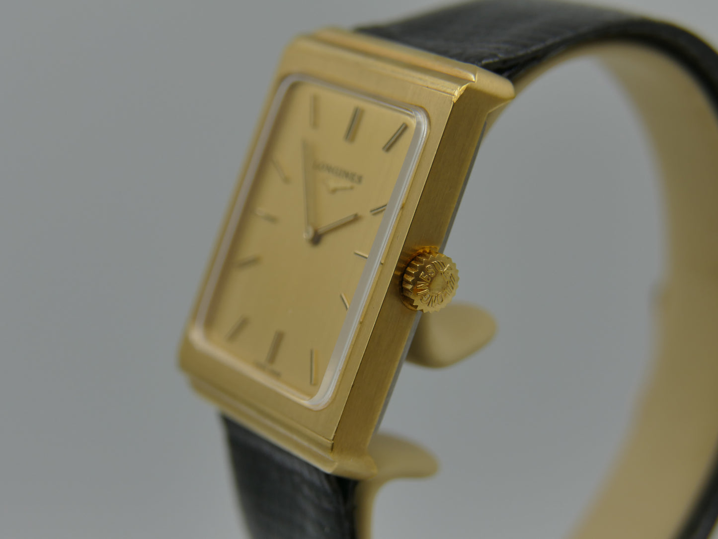 70s vintage watch mens Rectangular Dress tank Longines 5045.2 cal. L817.4 N.O.S