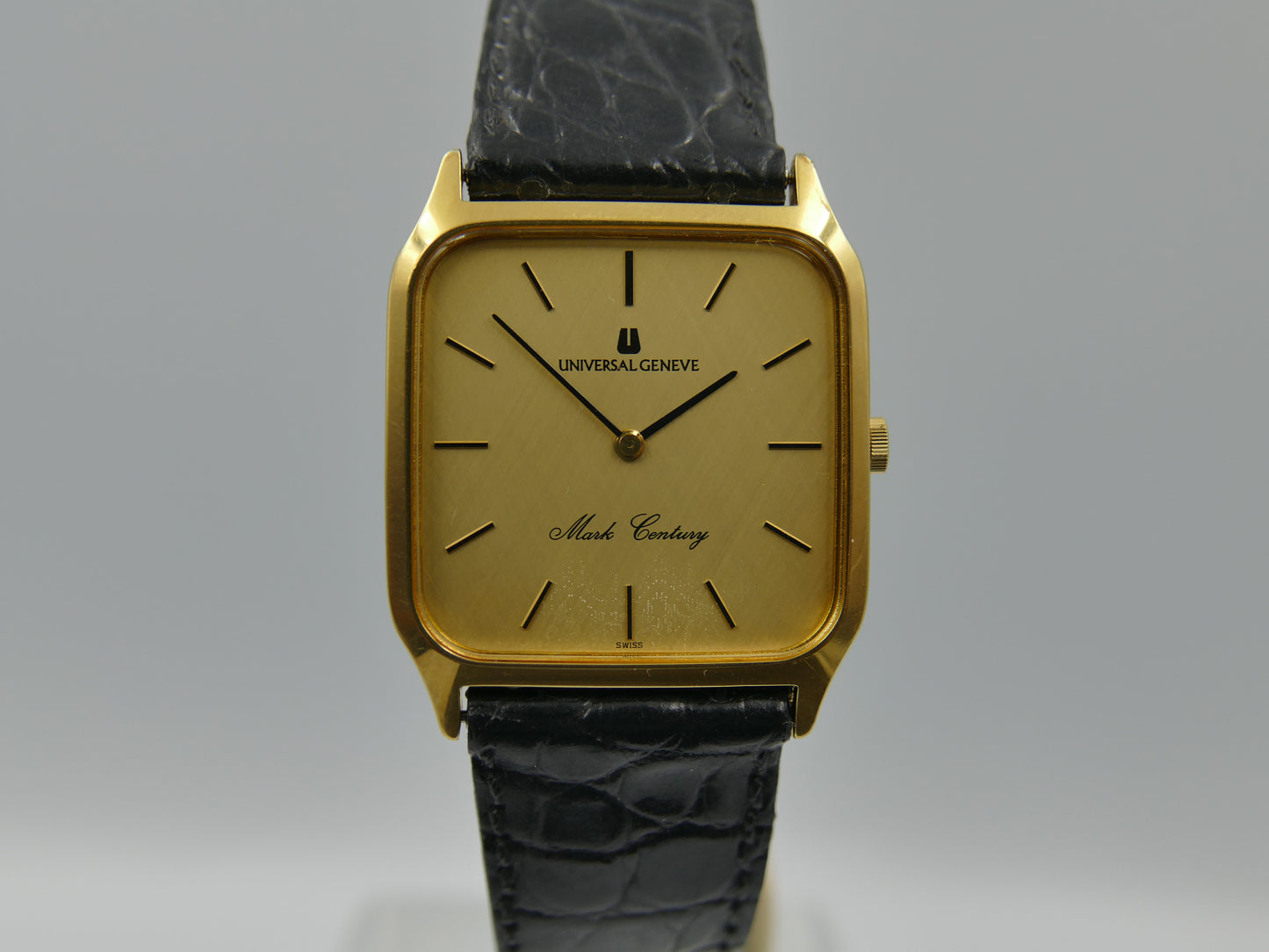 80s vintage watch mens Universal Geneve Mark Century ref. 226674 quartz w/box