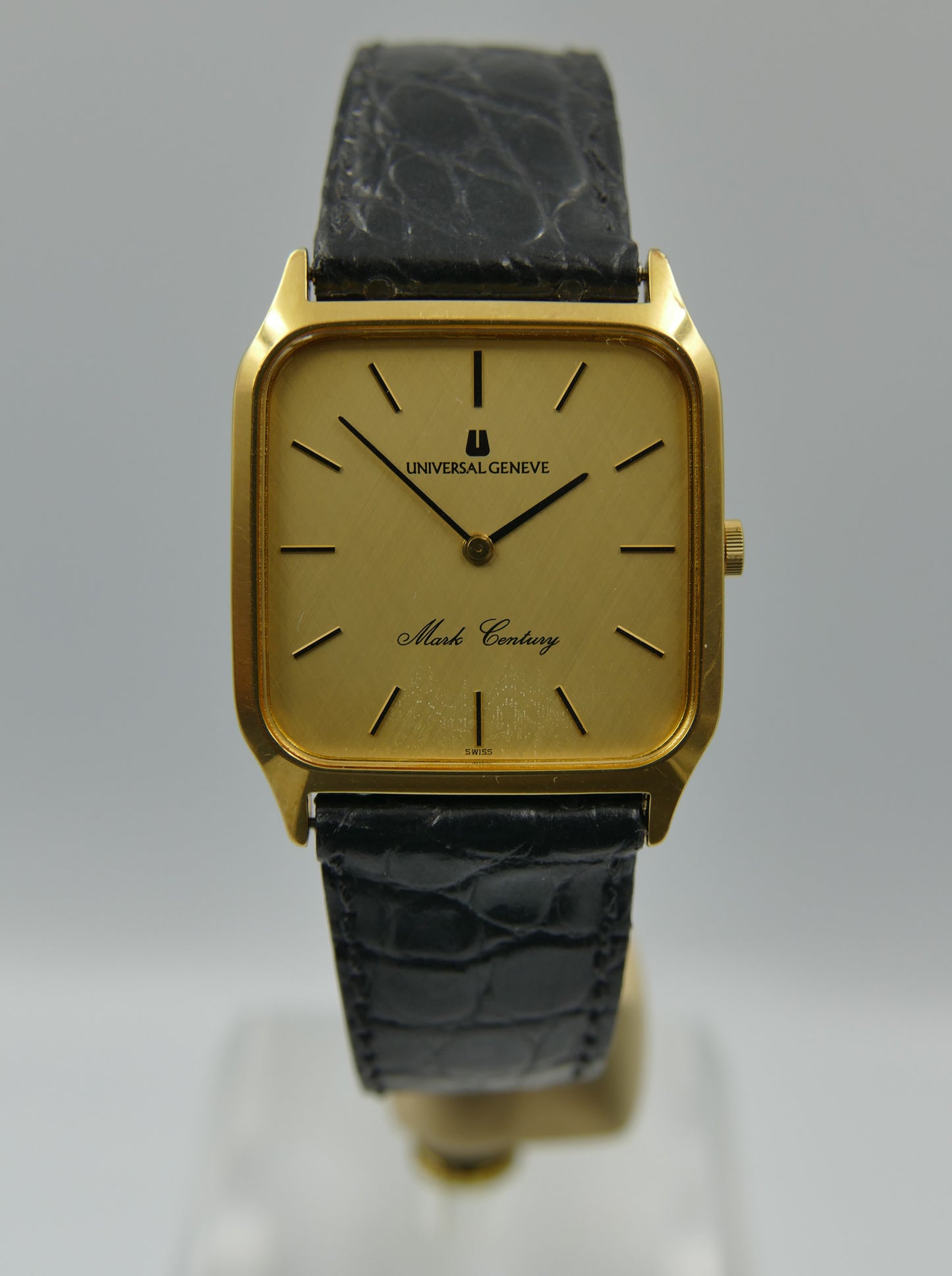 80s vintage watch mens Universal Geneve Mark Century ref. 226674 quartz w/box