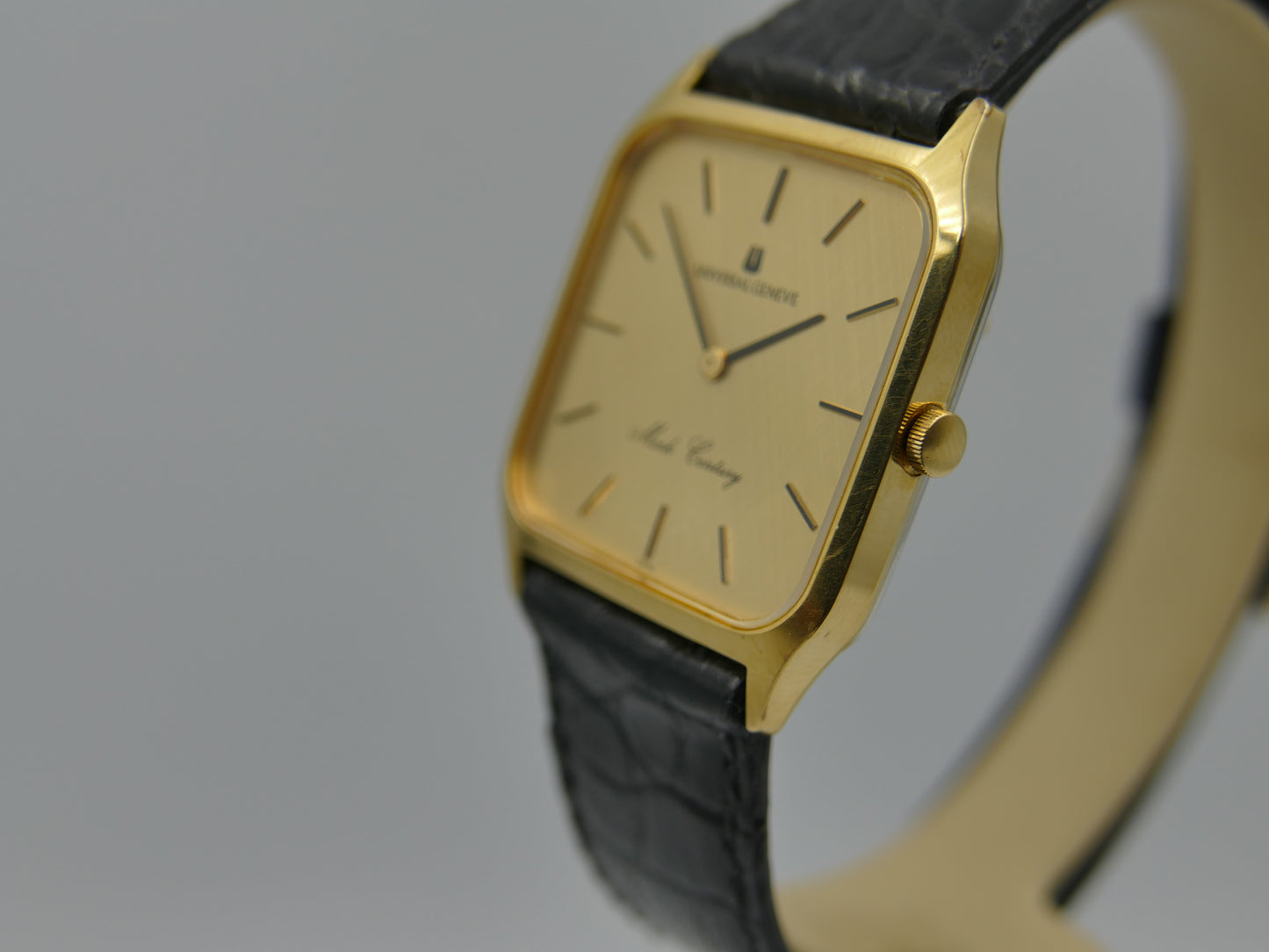 80s vintage watch mens Universal Geneve Mark Century ref. 226674 quartz w/box