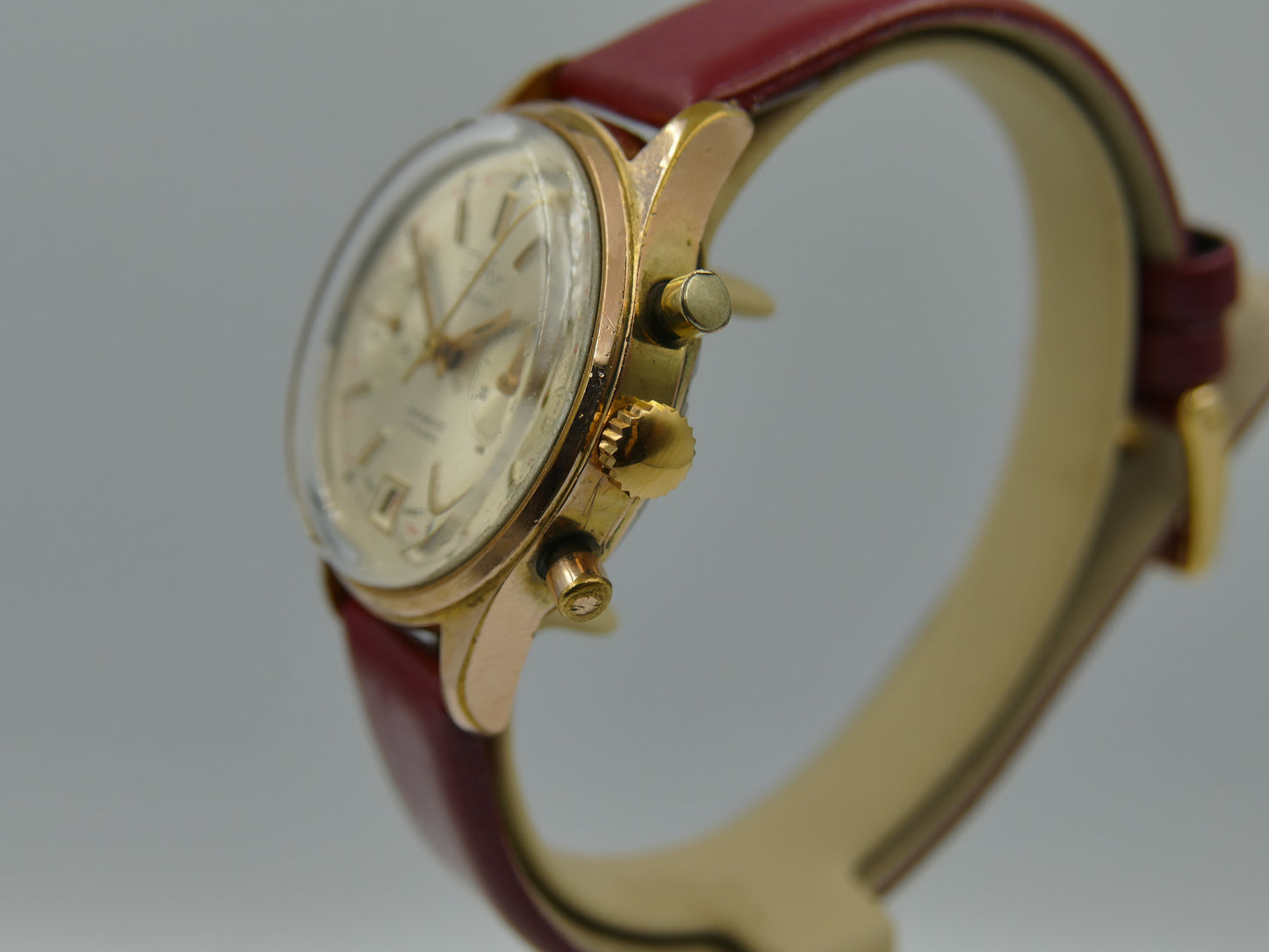 70s vintage watch mens Difor Suisse Chronograph Valjoux 7734 ref. 66.41.52