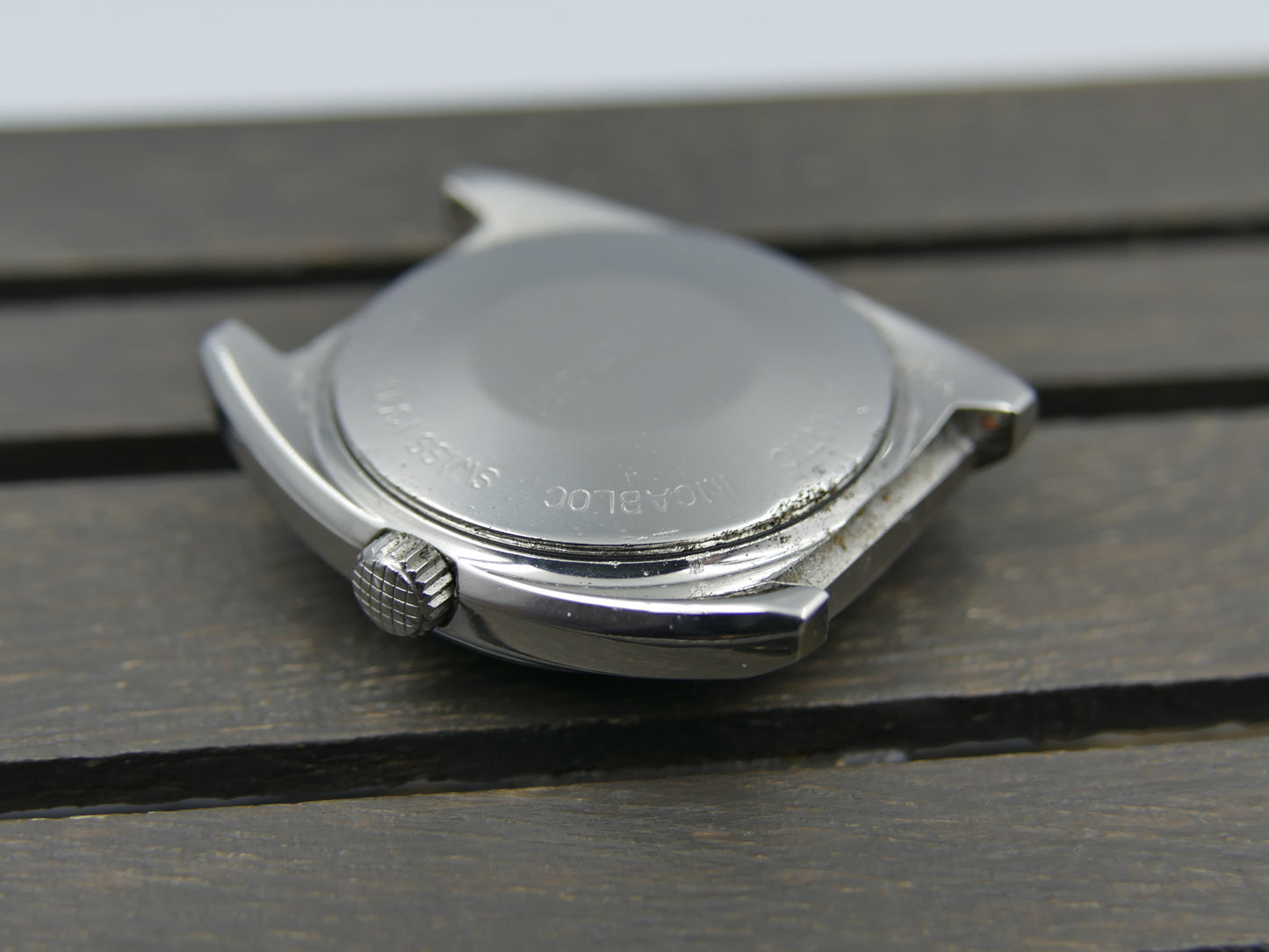 70s vintage watch mens diver compressor case Exactus precimaster automatic ETA 2472 serviced