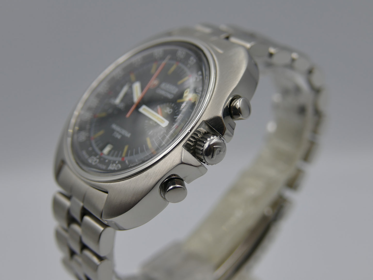 70s vintage watch mens Roamer Pasadena 734 ref 734-9120.608 chrono valjoux 7734 serviced