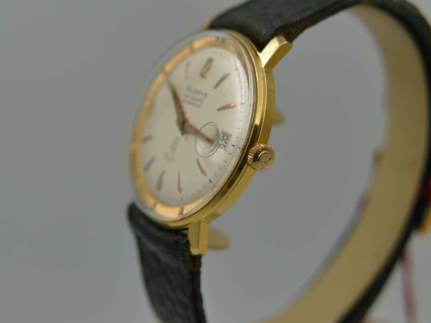 60s vintage watch mens swiss Glorys automatic 41 jewels ETA 2452 NOS serviced