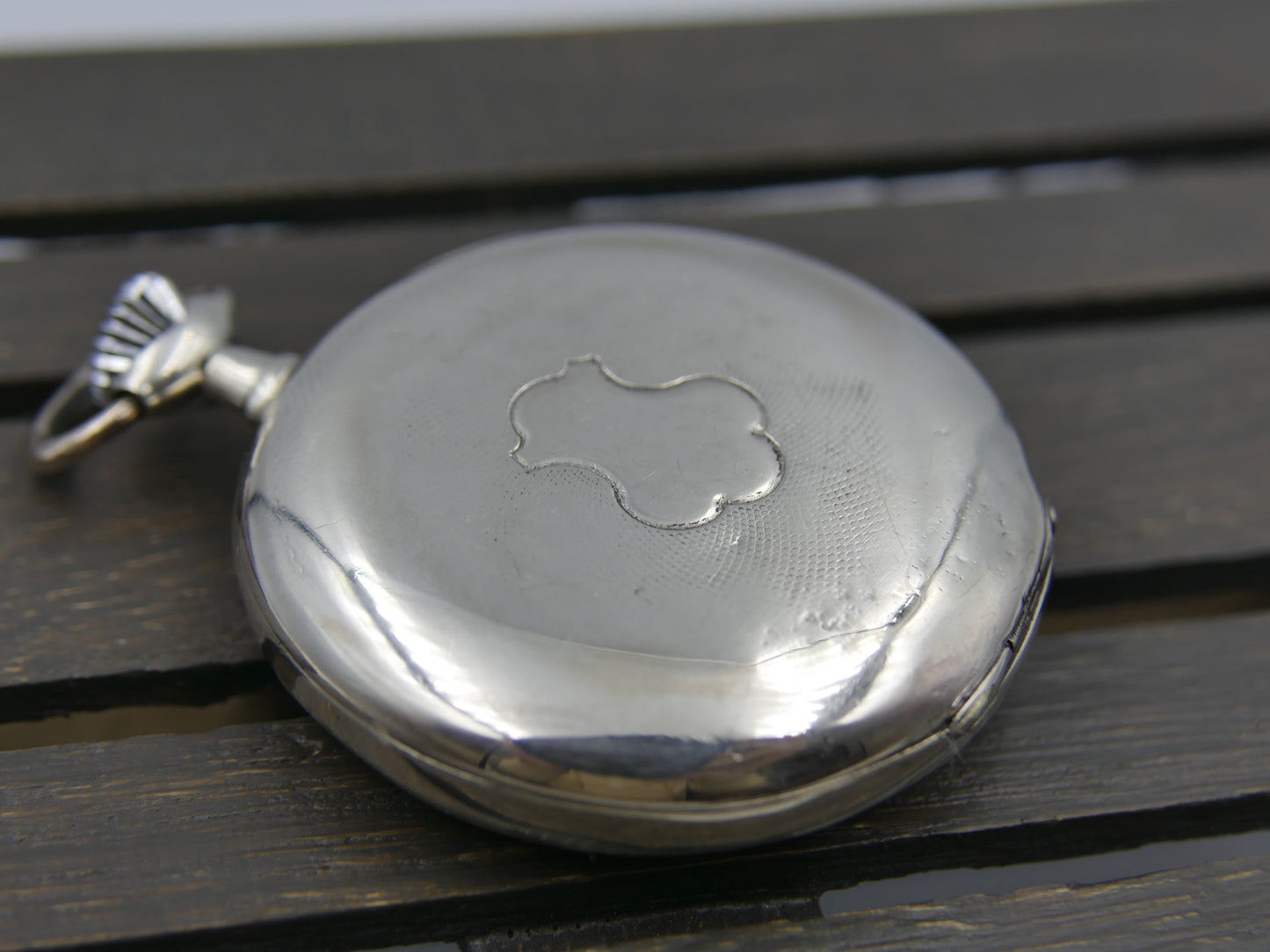 1916 vintage gousset pocket watch Omega 18’’’ L7-16p manual wind solid silver case 0.800