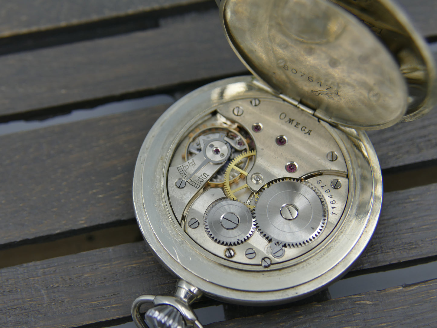 1929 vintage gousset pocket watch Omega 35.5L T1 manual wind