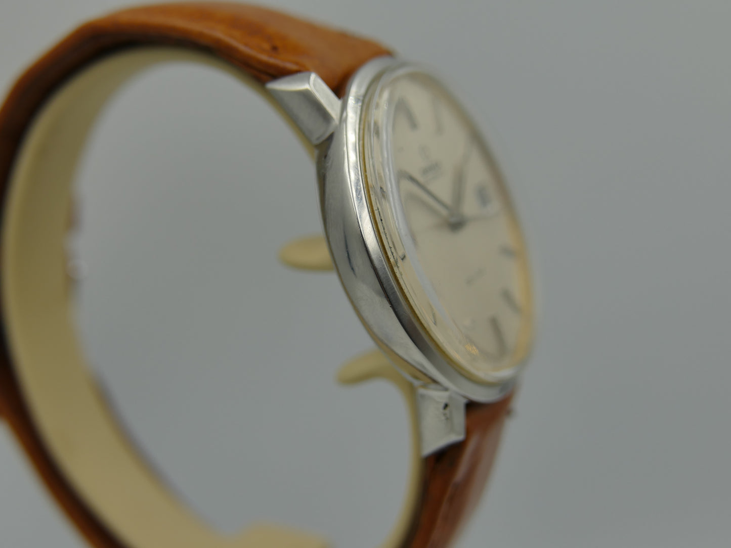 70s vintage watch mens Omega De Ville ref 166.0134 automatic 1012 SS serviced