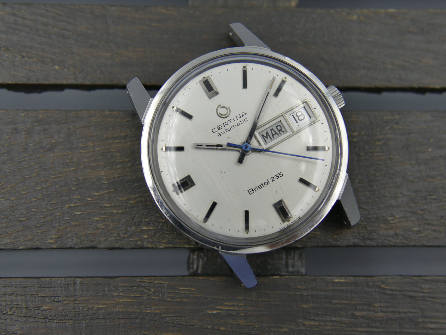 70s vintage watch mens Certina bristol 235 automatic 25-651 steel