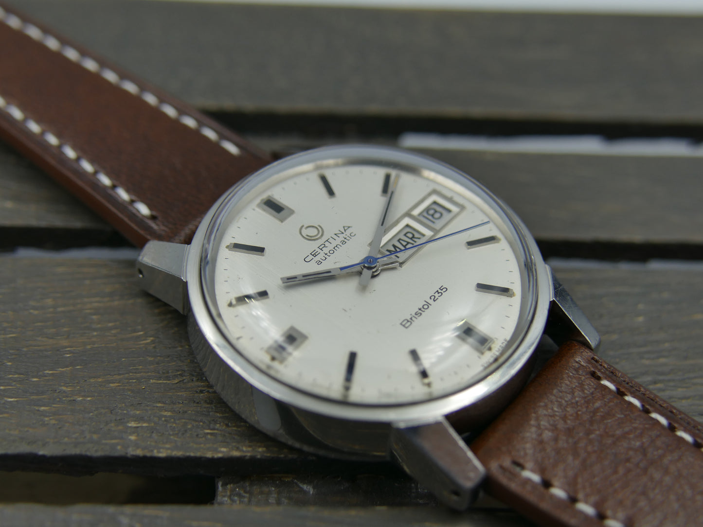 70s vintage watch mens Certina bristol 235 automatic 25-651 steel