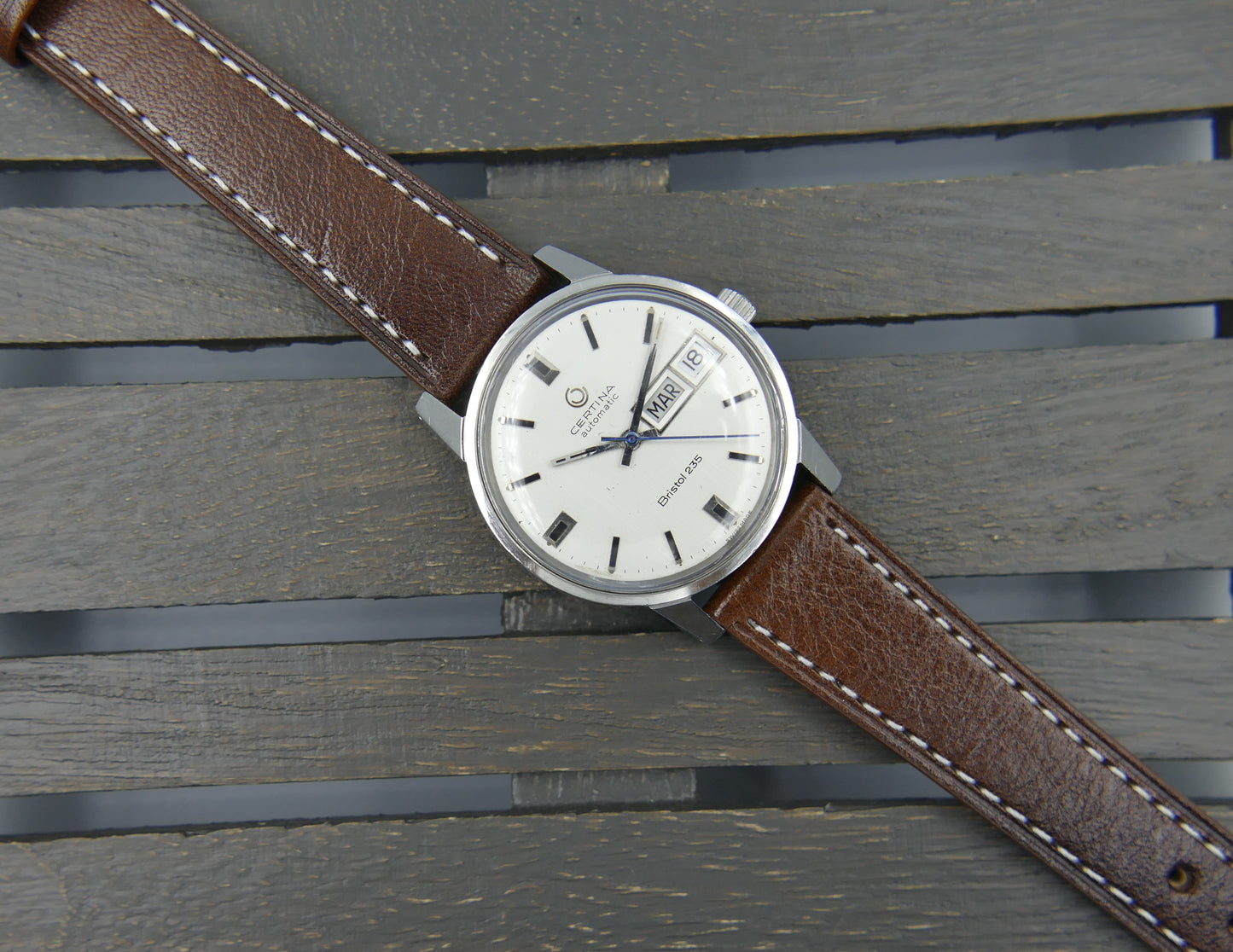 70s vintage watch mens Certina bristol 235 automatic 25-651 steel