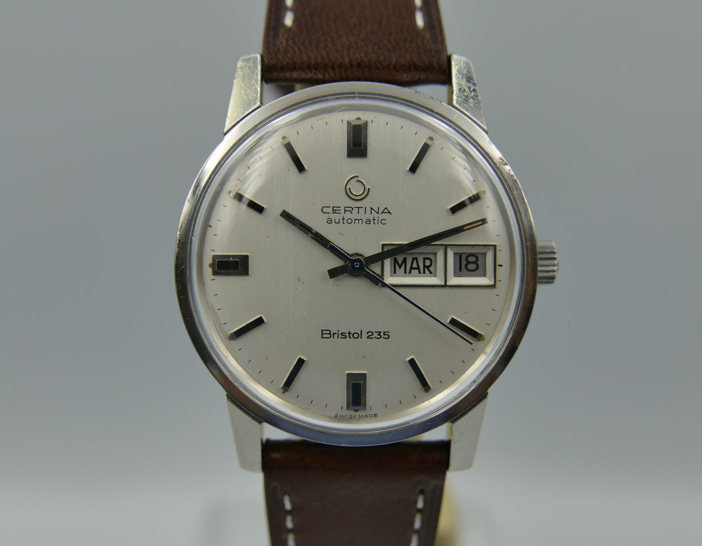 70s vintage watch mens Certina bristol 235 automatic 25-651 steel