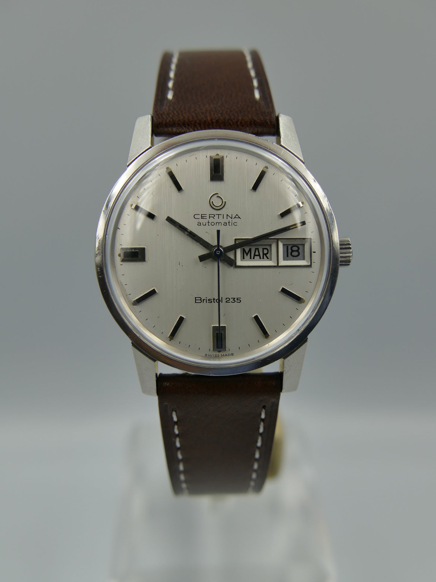 70s vintage watch mens Certina bristol 235 automatic 25-651 steel