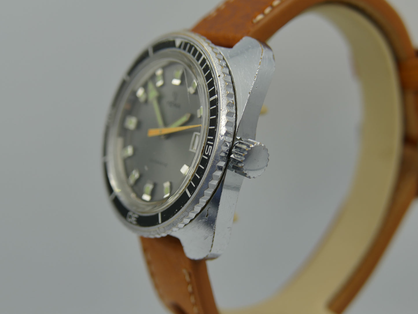 70s vintage watch mens diver plongee Yema ref 221214 automatic FE 3611