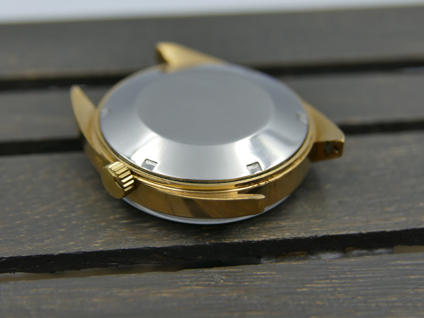 70s vintage watch mens Difor 25 jewels automatic ETA 2472 gold pl serviced