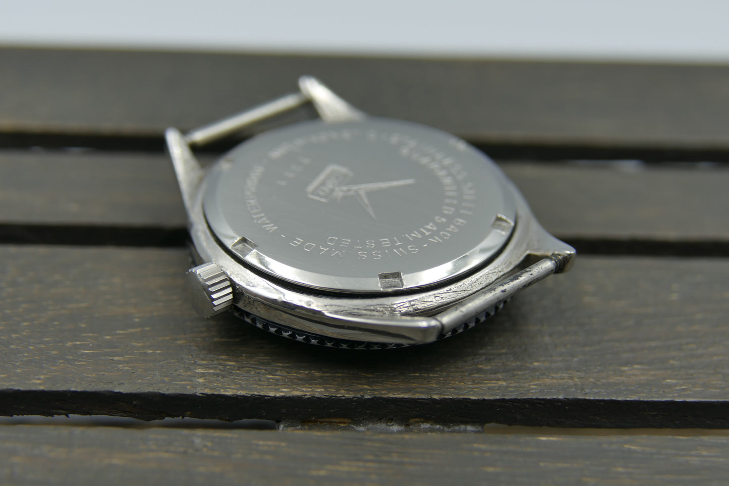 60's vintage watch mens diver Camy geneva ref. 7311 manual wind ST 96-4 serviced