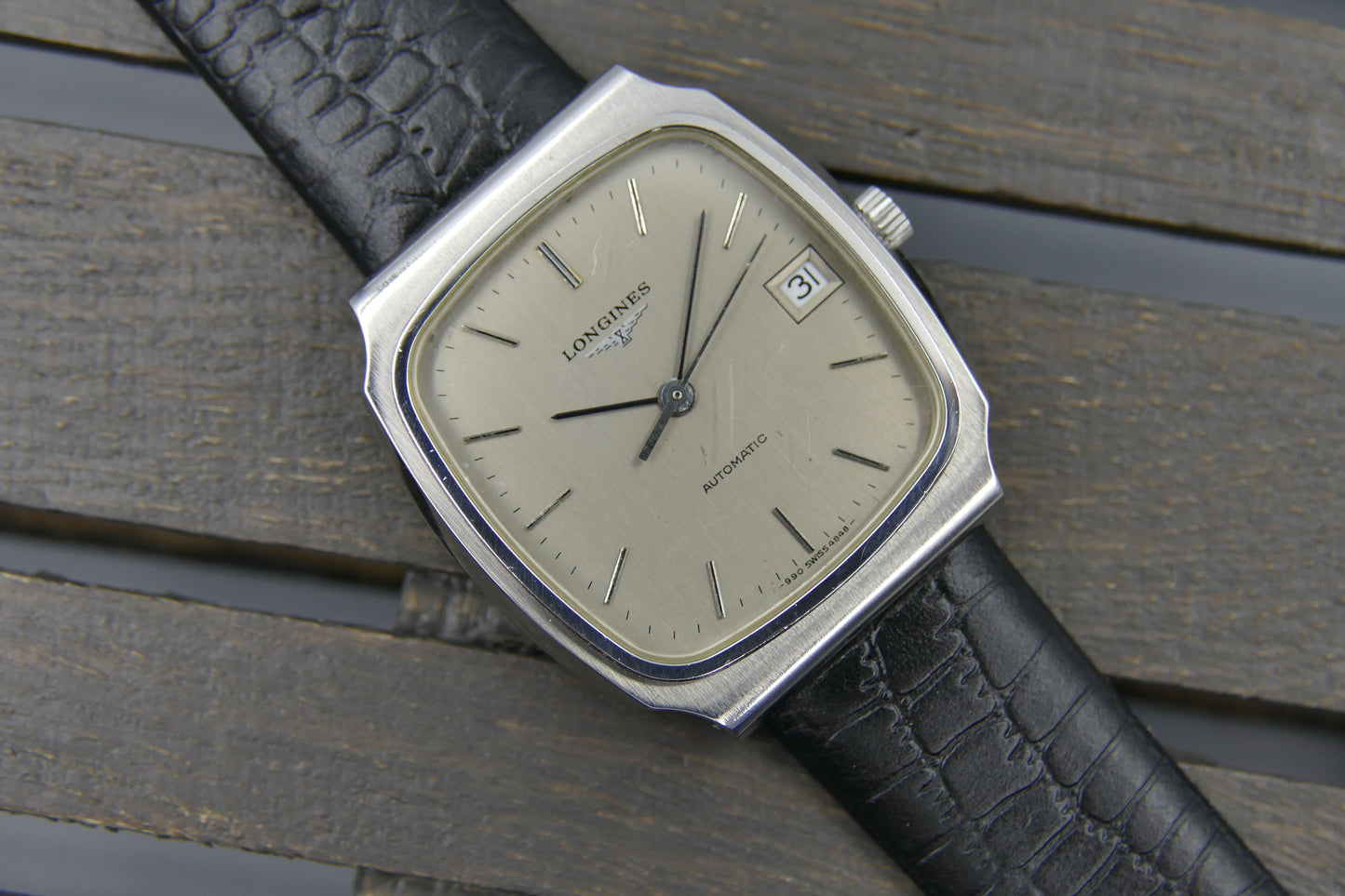 70s vintage watch mens Longines ref. 4848 automatic L990.1 serviced