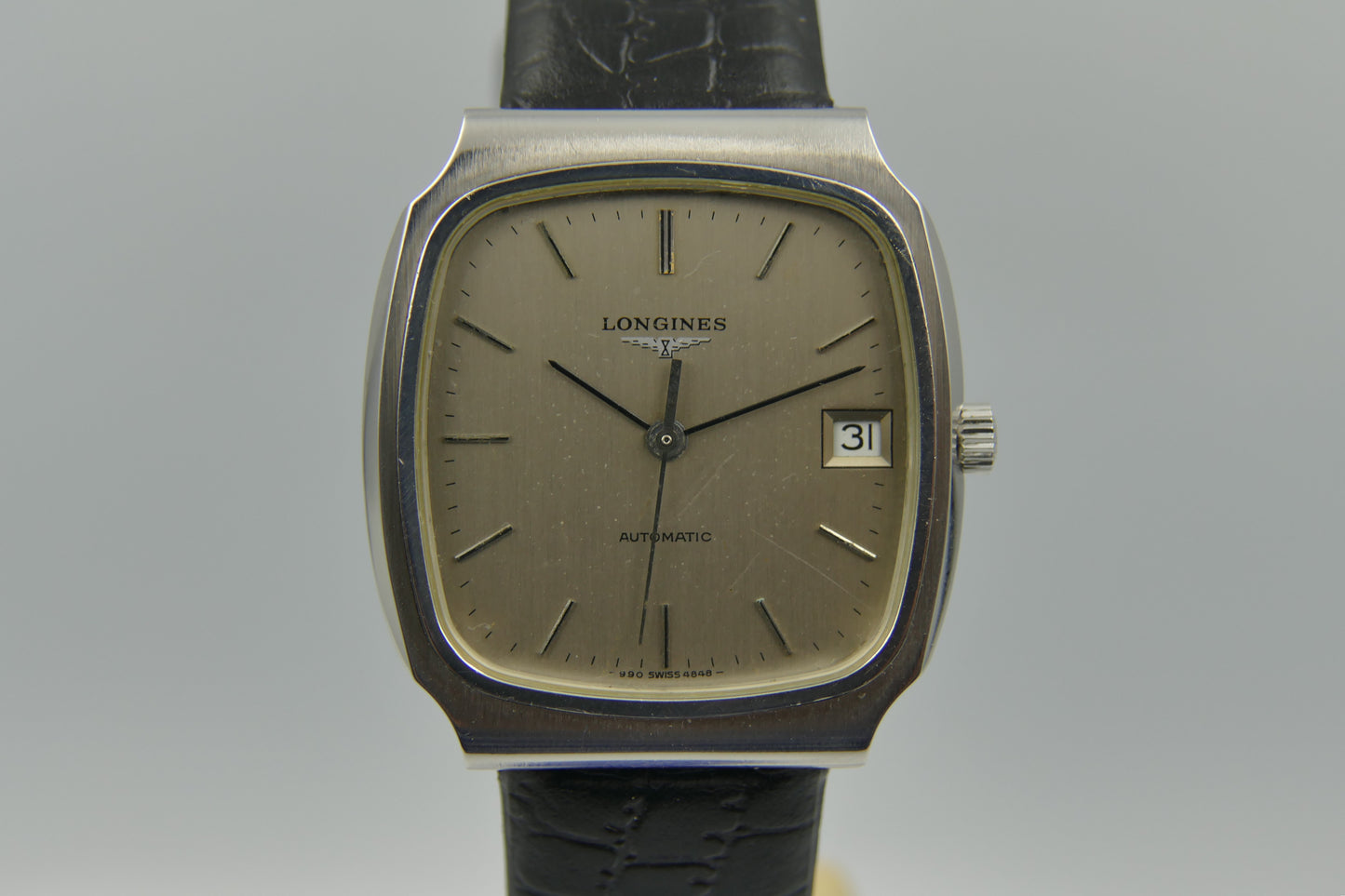 70s vintage watch mens Longines ref. 4848 automatic L990.1 serviced