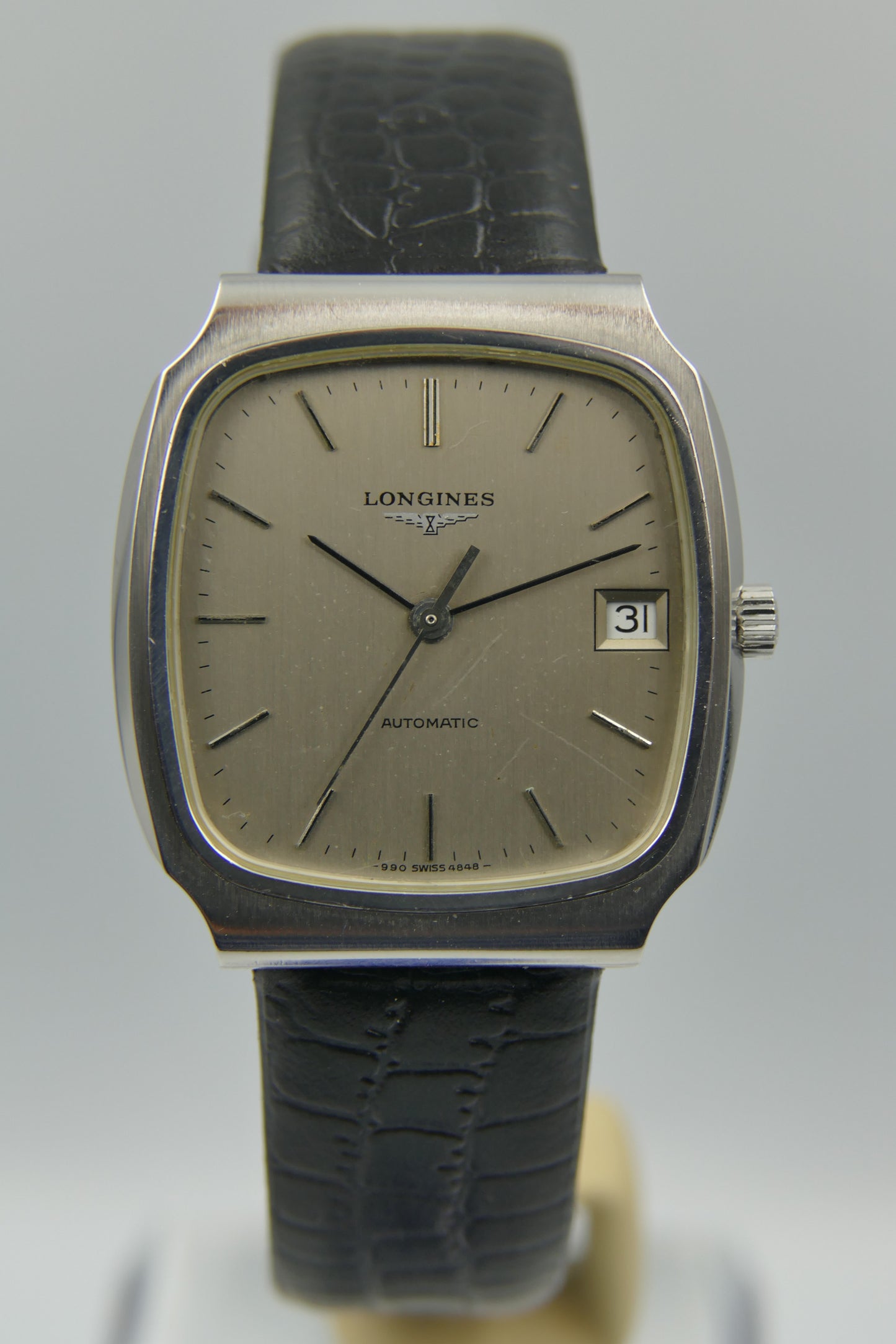 70s vintage watch mens Longines ref. 4848 automatic L990.1 serviced