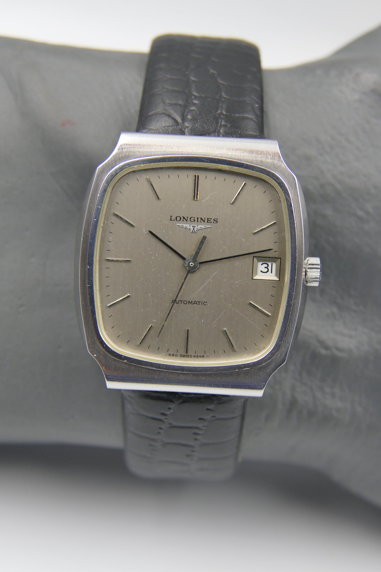 70s vintage watch mens Longines ref. 4848 automatic L990.1 serviced