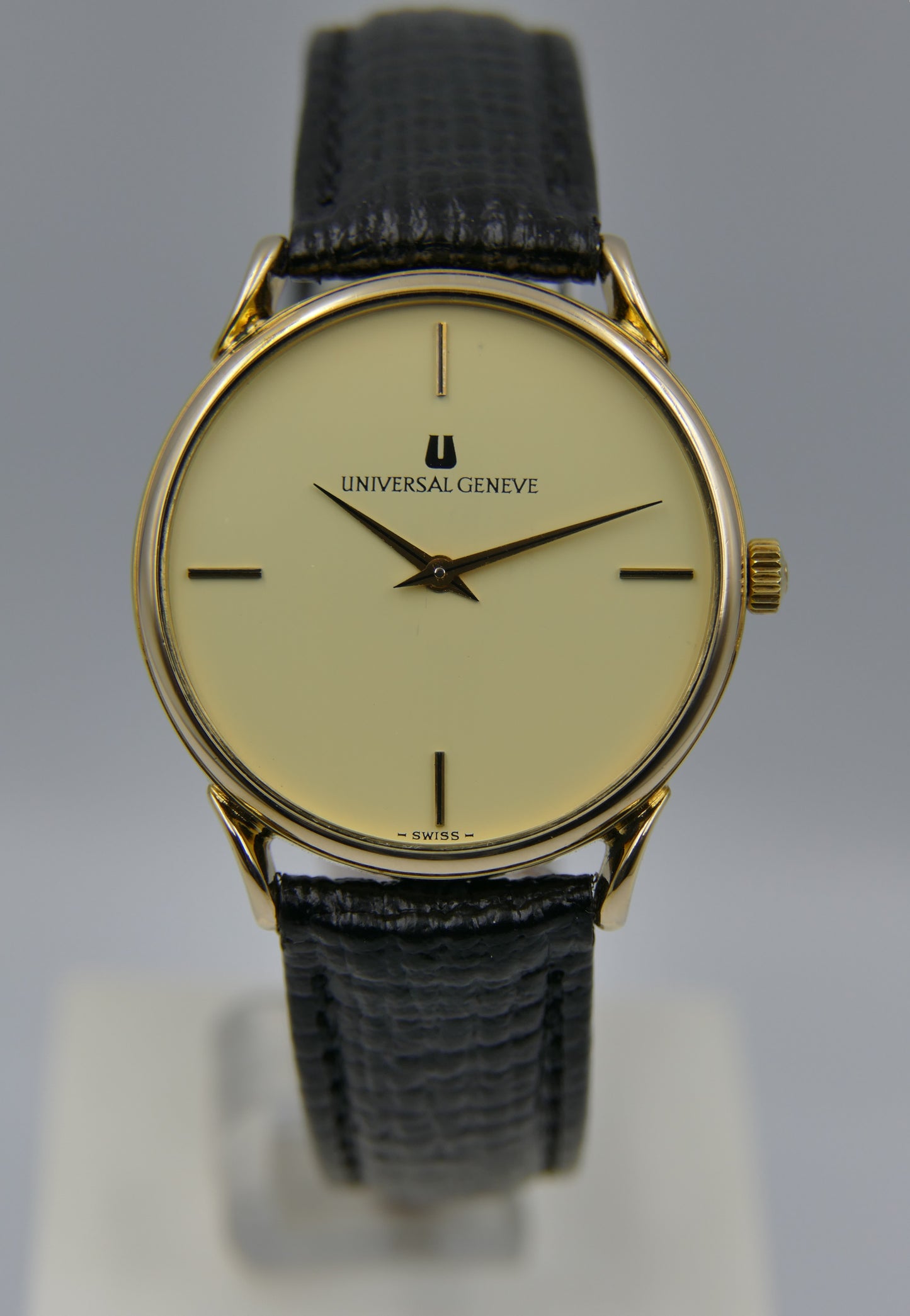 70s vintage watch mens Universal Geneve ref. 542222 manual wind 2-42 fancy lugs serviced