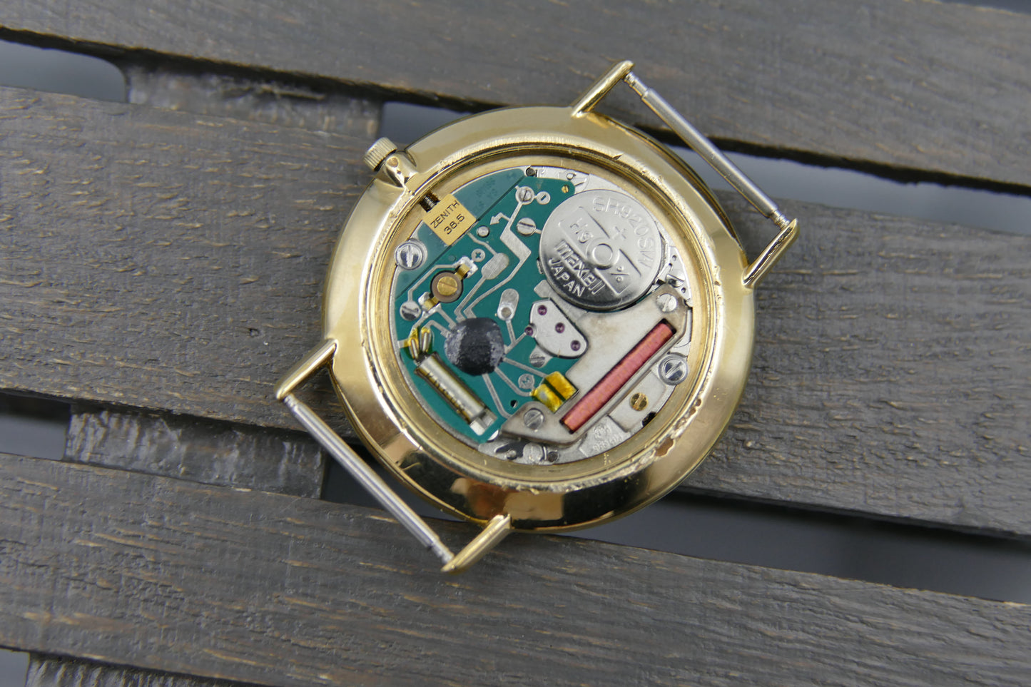 90s Vintage watch mens dress Zenith cosmopolitan ref 27.0290.385 Gold Tone ultra Thin