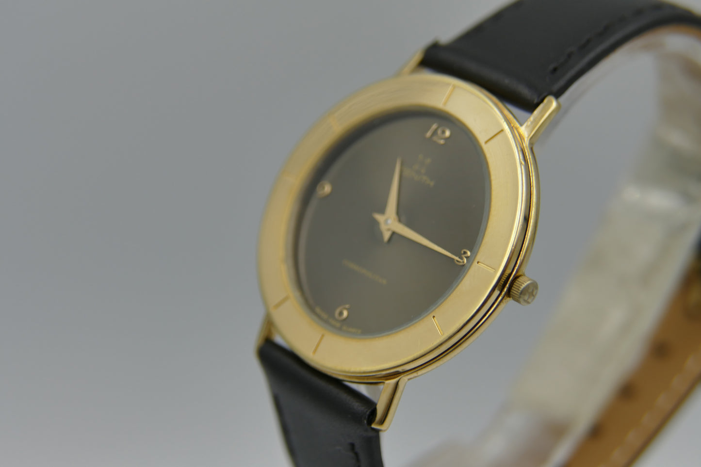 90s Vintage watch mens dress Zenith cosmopolitan ref 27.0290.385 Gold Tone ultra Thin