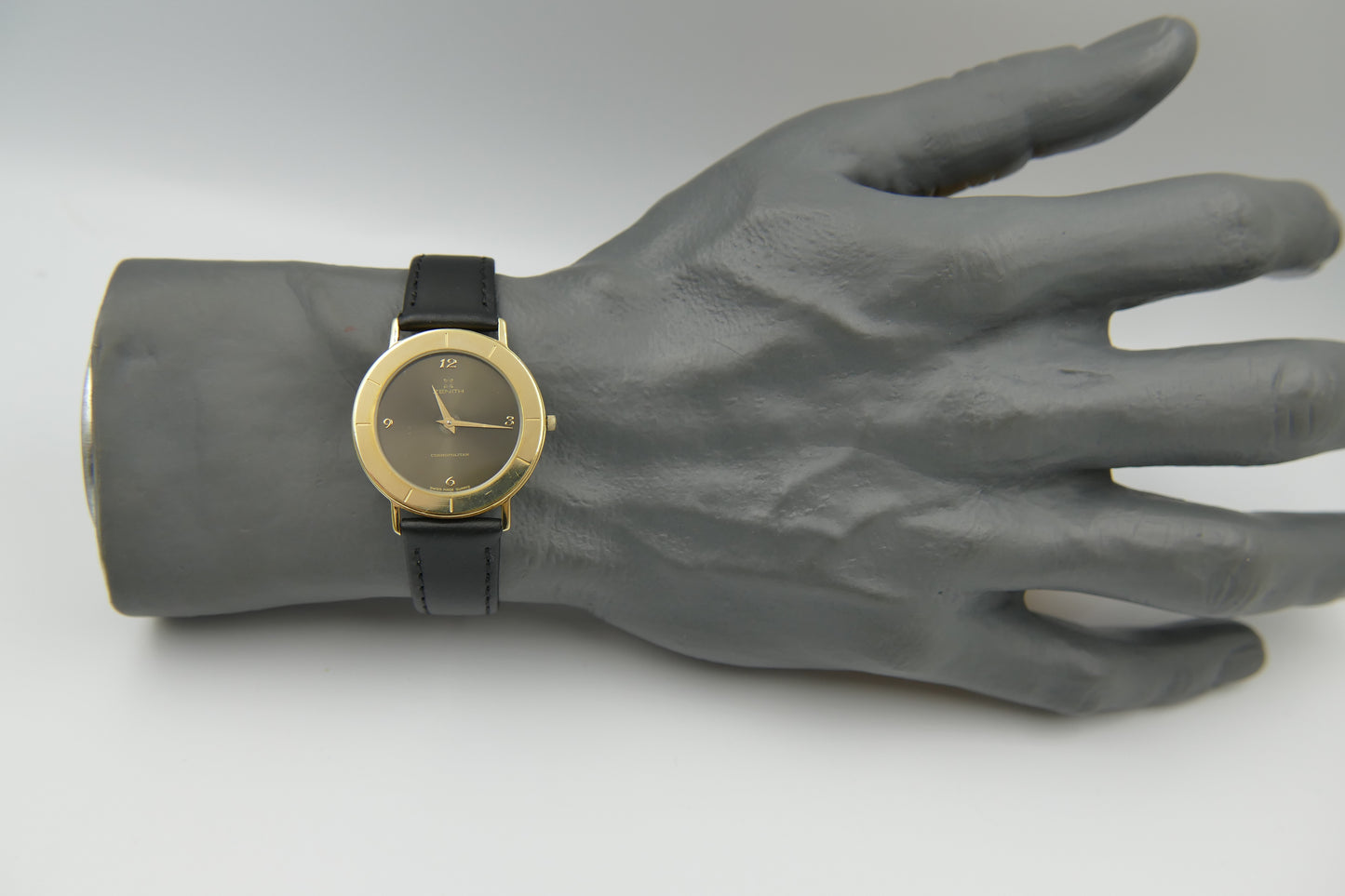 90s Vintage watch mens dress Zenith cosmopolitan ref 27.0290.385 Gold Tone ultra Thin