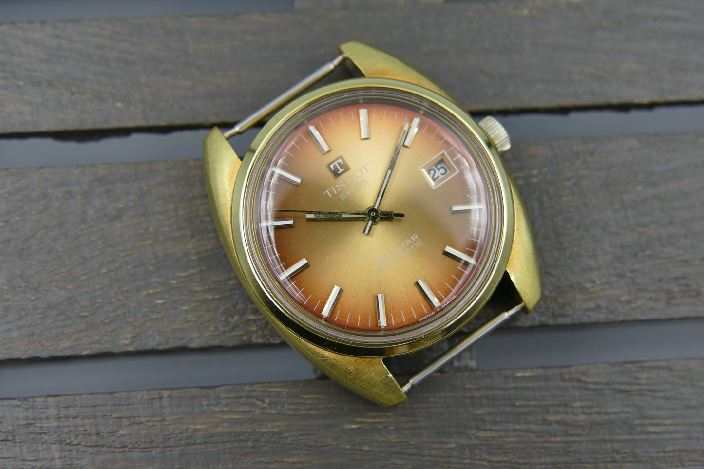 70s vintage watch mens Tissot Seastar ref. 44660 5X automatic 2481 serviced