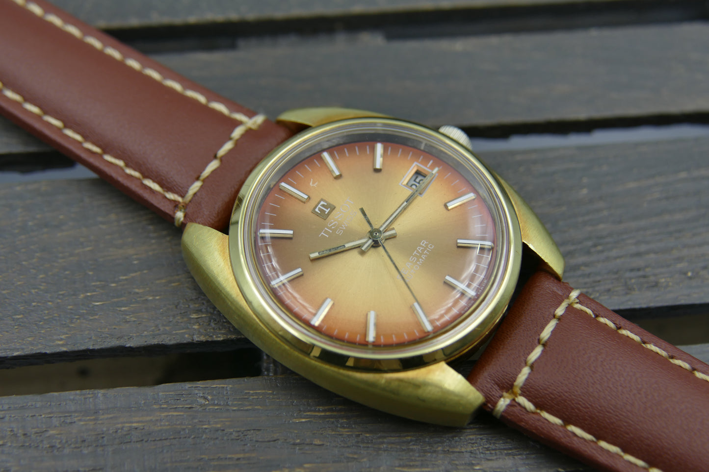 70s vintage watch mens Tissot Seastar ref. 44660 5X automatic 2481 serviced