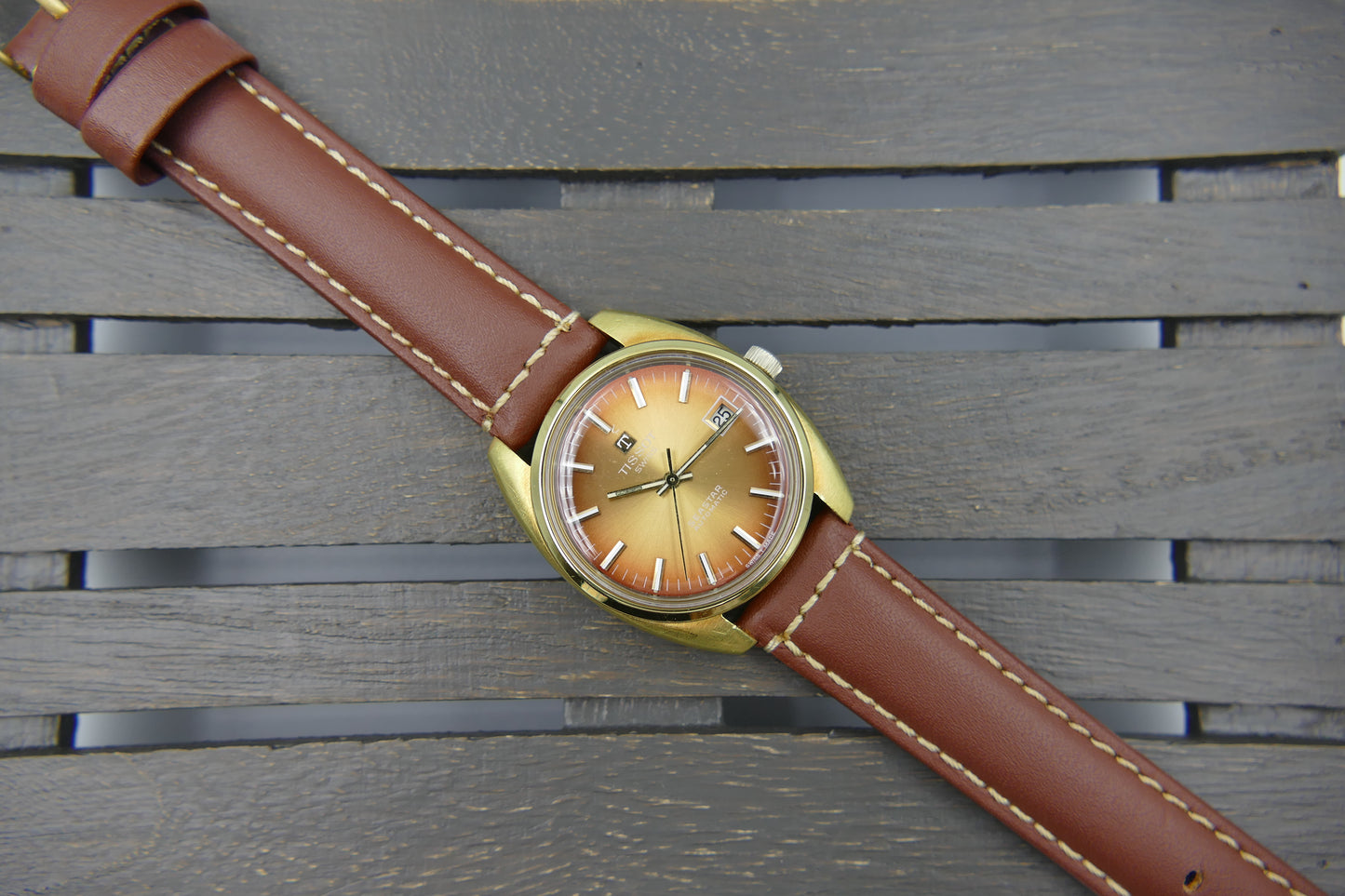 70s vintage watch mens Tissot Seastar ref. 44660 5X automatic 2481 serviced