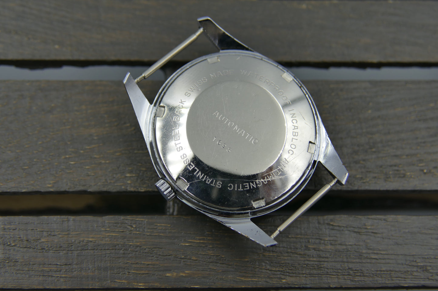 vintage watch mens Crystal Watch automatic eta 2432 perpetua polerouter serviced