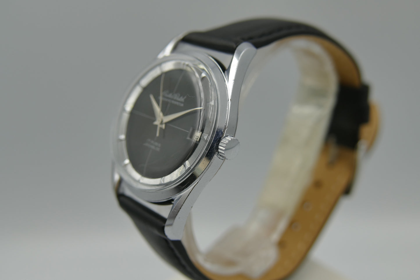 vintage watch mens Crystal Watch automatic eta 2432 perpetua polerouter serviced
