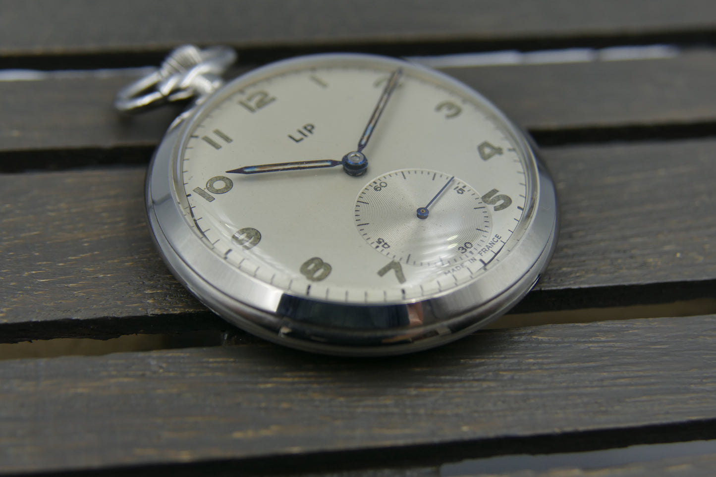 vintage pocket gousset watch LIP R40 made in france serviced
