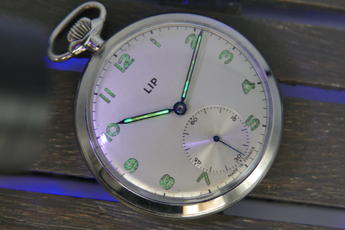 vintage pocket gousset watch LIP R40 made in france serviced