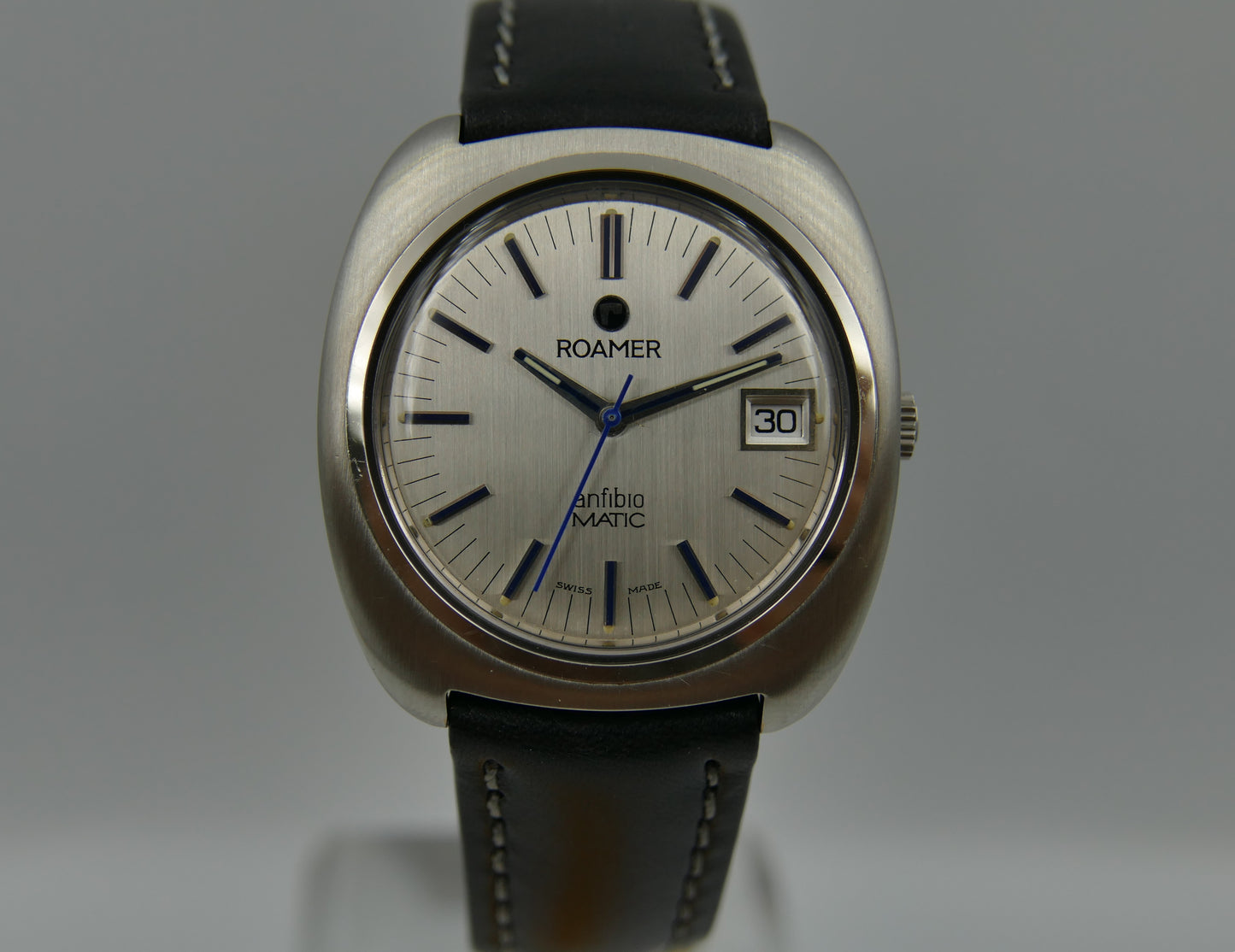 70s vintage watch mens Roamer Anfibio Matic 522- 1120.013 NOS