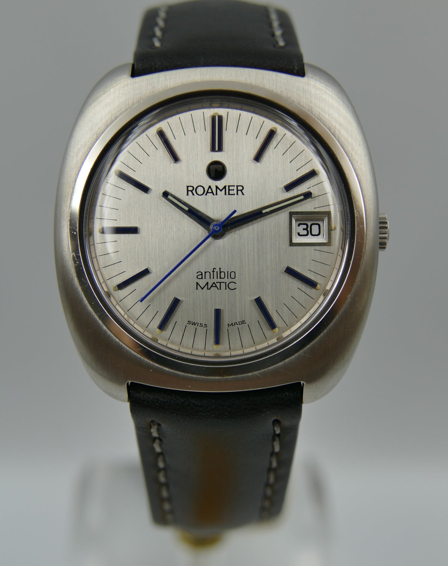 70s vintage watch mens Roamer Anfibio Matic 522- 1120.013 NOS