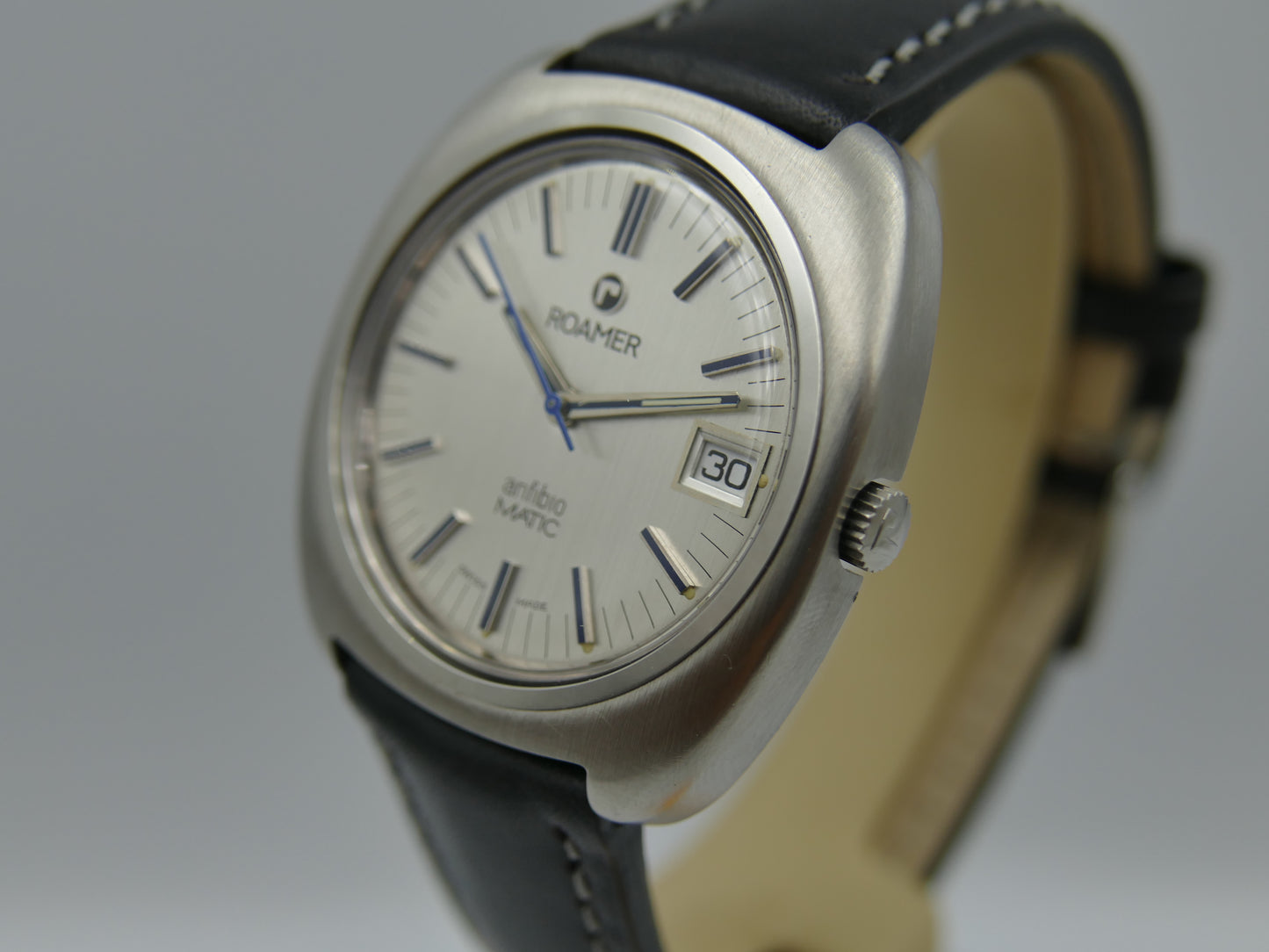 70s vintage watch mens Roamer Anfibio Matic 522- 1120.013 NOS