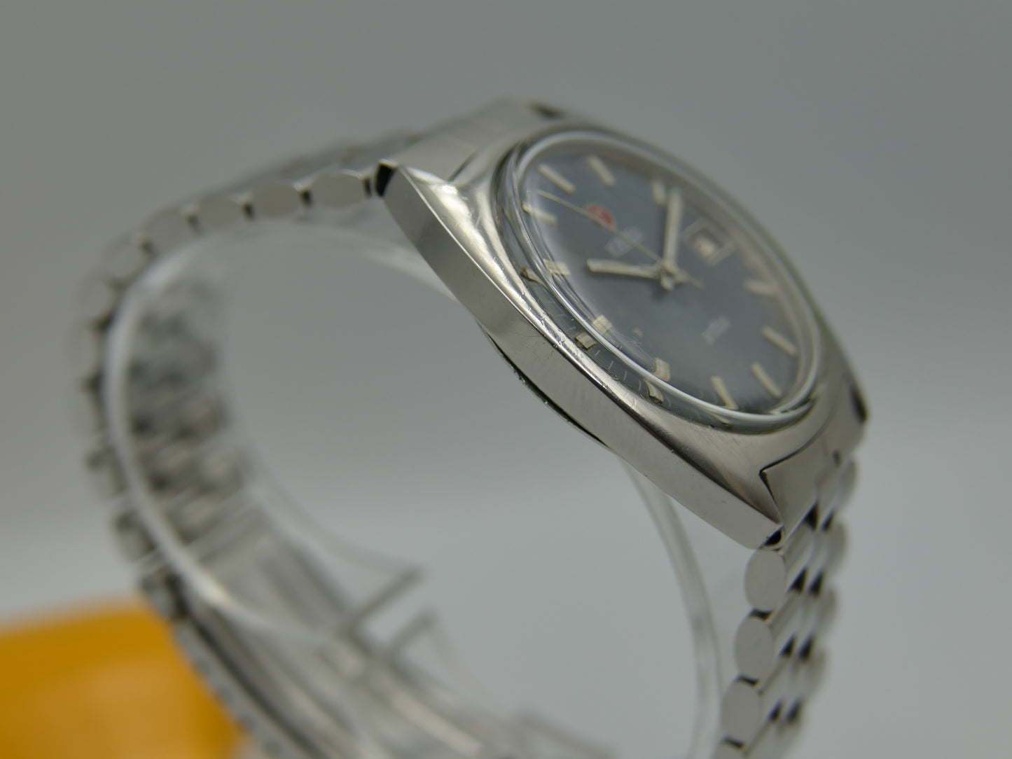 Vintage watch mens Roamer anfibio 430-1120.012 manual wind serviced blue dial