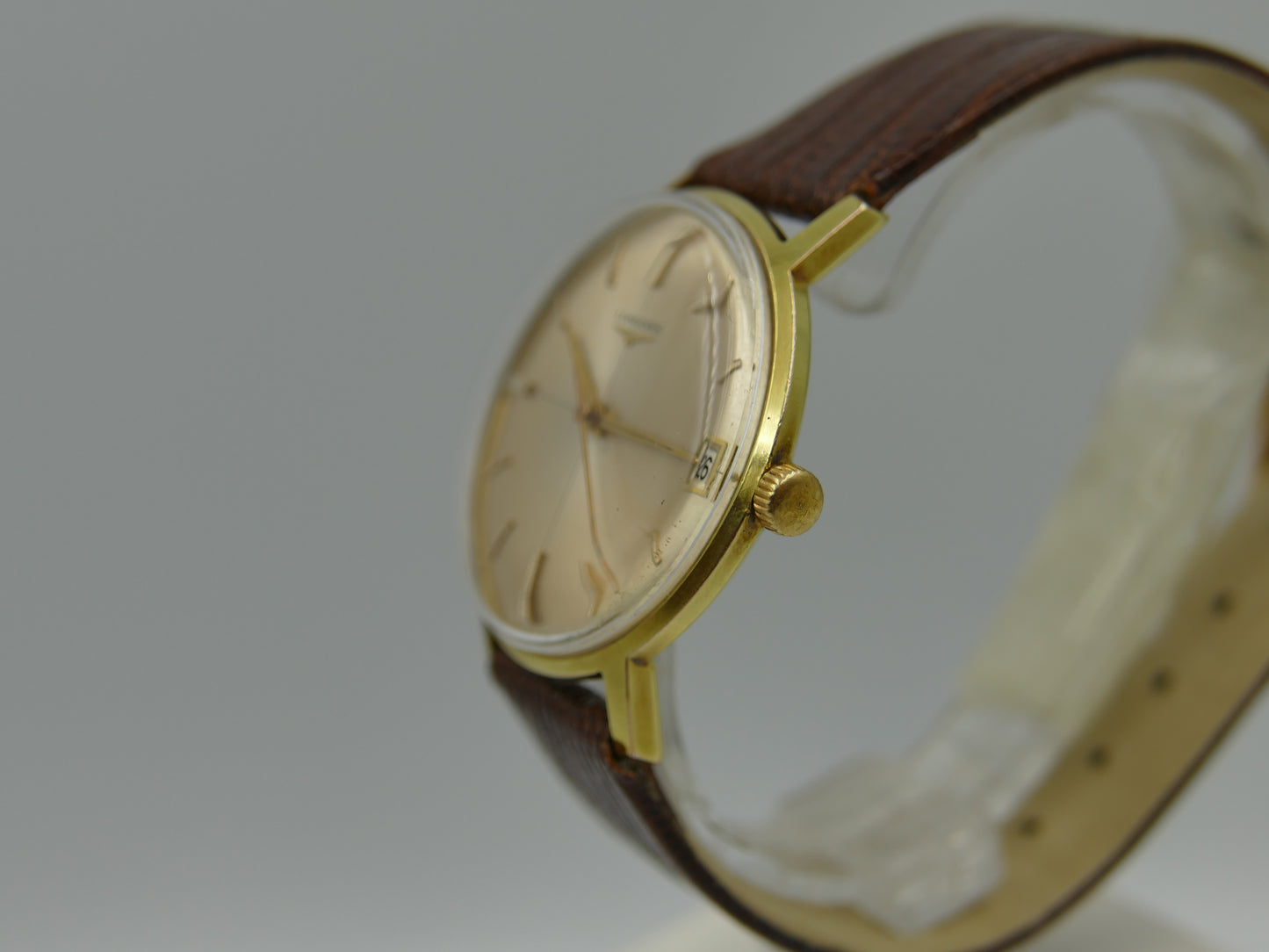70’s vintage watch mens Longines cross dial ref. 7626 -3 hand wind 701