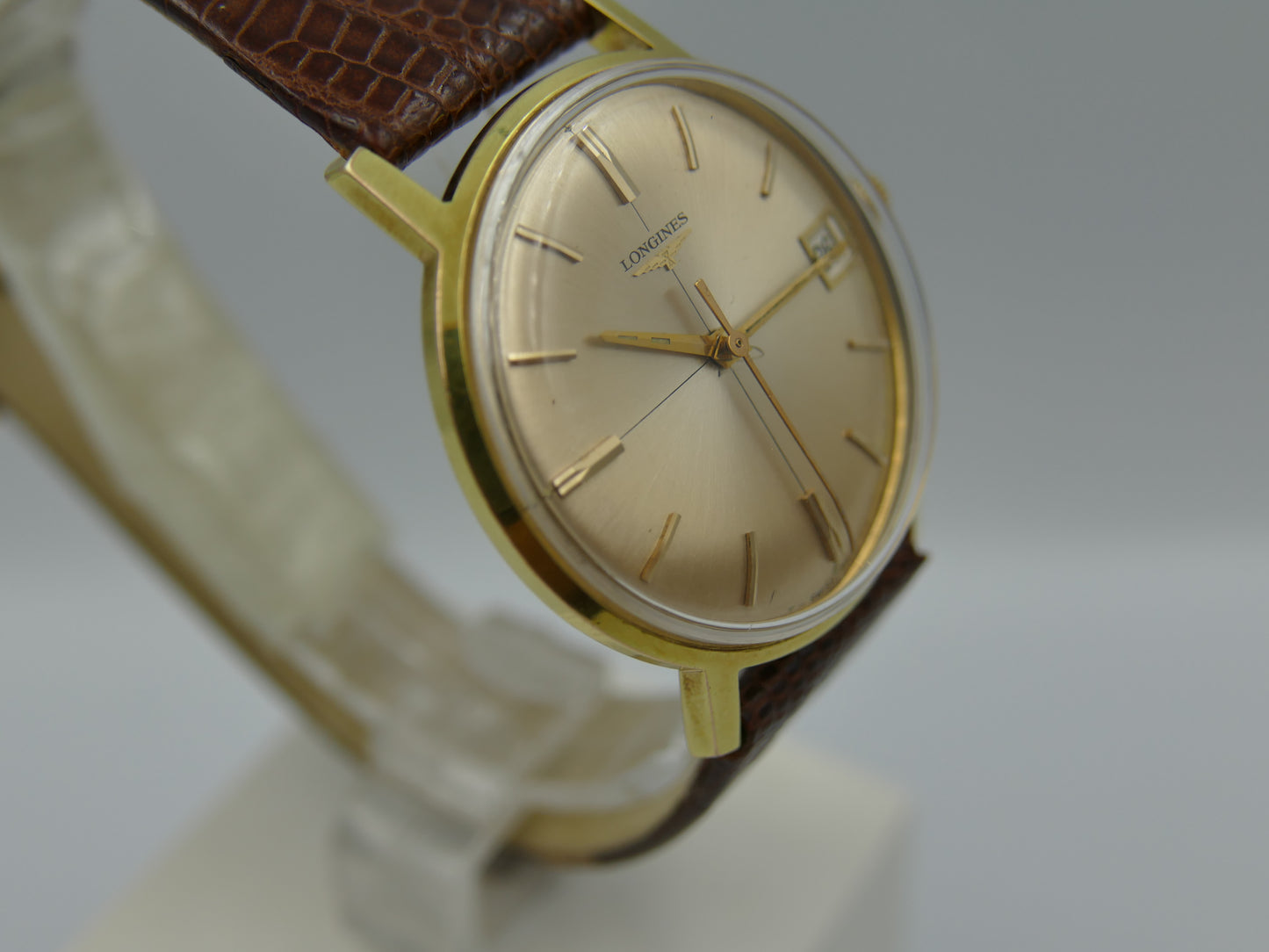 70’s vintage watch mens Longines cross dial ref. 7626 -3 hand wind 701