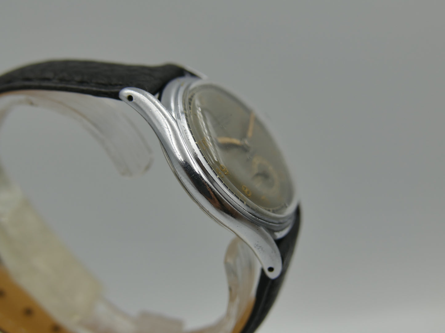 40’s vintage watch mens military Lanco hand wind 1022 grey