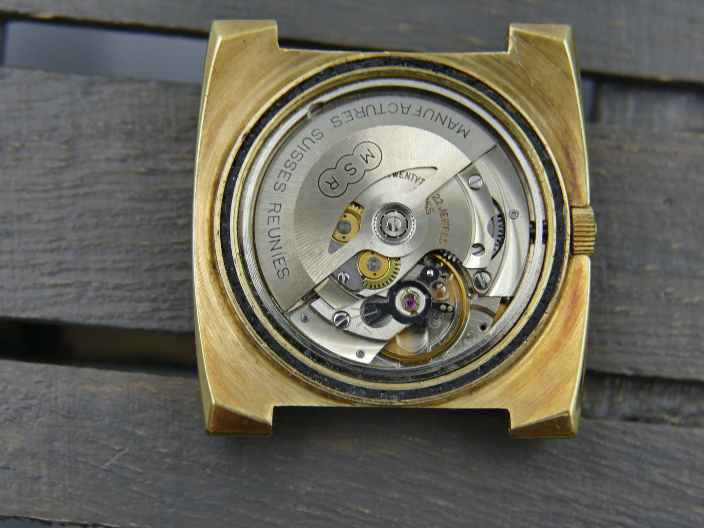 70s vintage watch mens Vulcain Texan Exactomatic automatic MSR T56 rare NOS