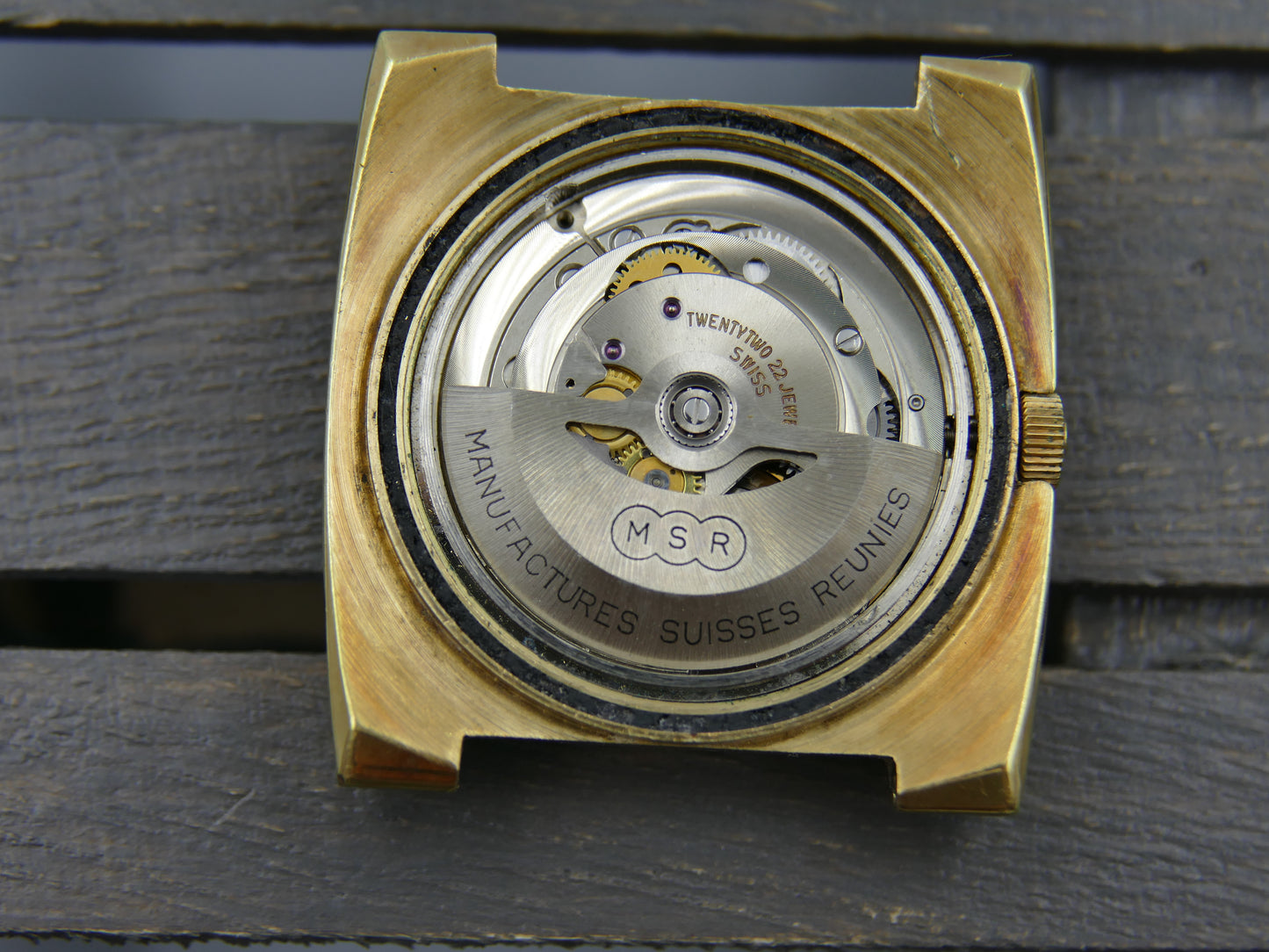 70s vintage watch mens Vulcain Texan Exactomatic automatic MSR T56 rare NOS