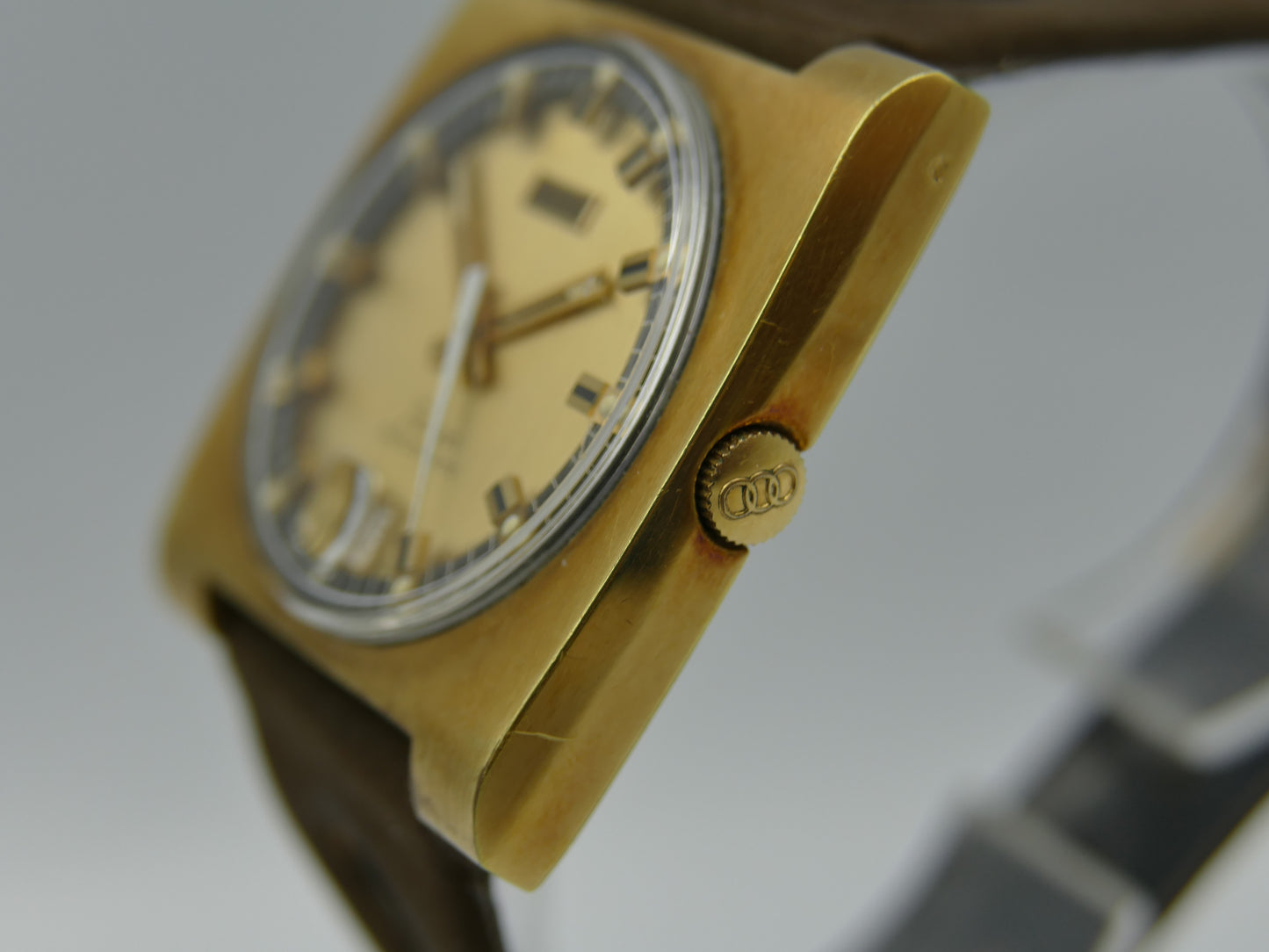 70s vintage watch mens Vulcain Texan Exactomatic automatic MSR T56 rare NOS