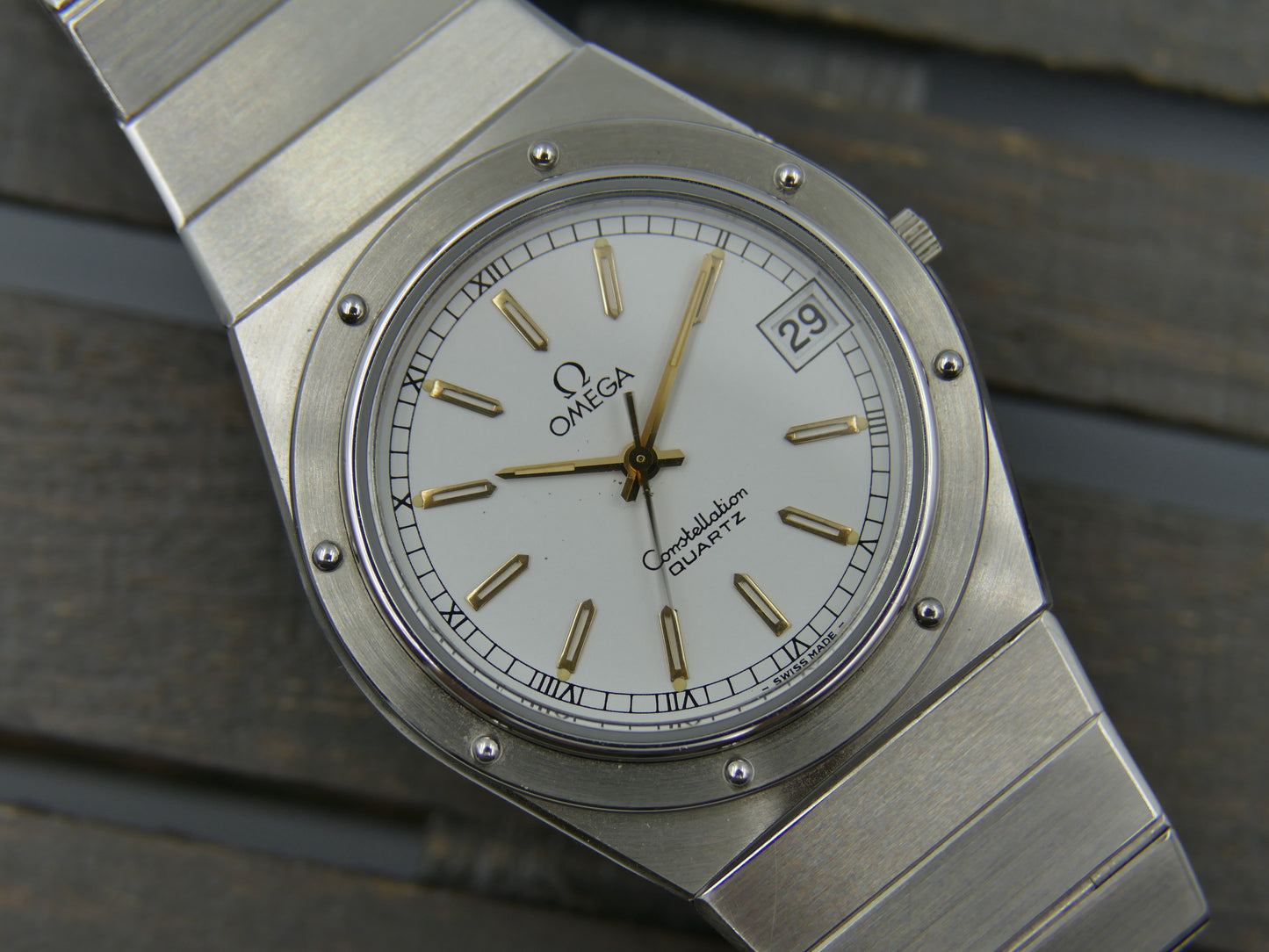 70’s vintage watch mens Omega Constellation marine gerald genta ref. 196.0147 / 396.0879