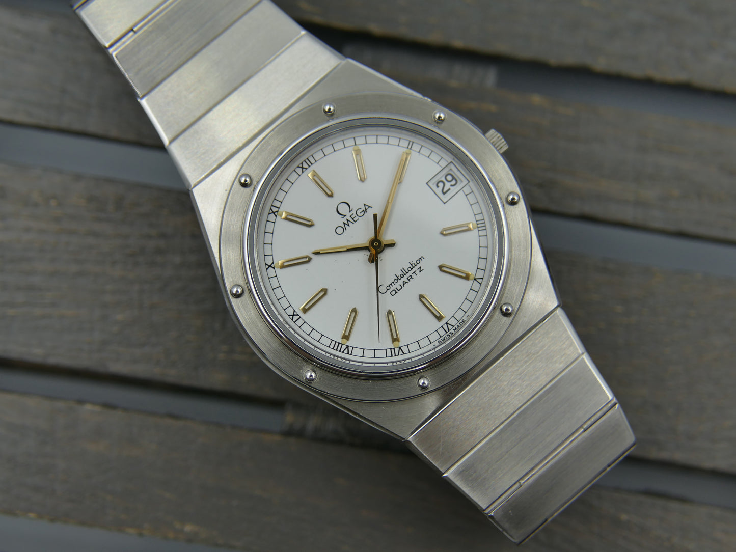 70’s vintage watch mens Omega Constellation marine gerald genta ref. 196.0147 / 396.0879
