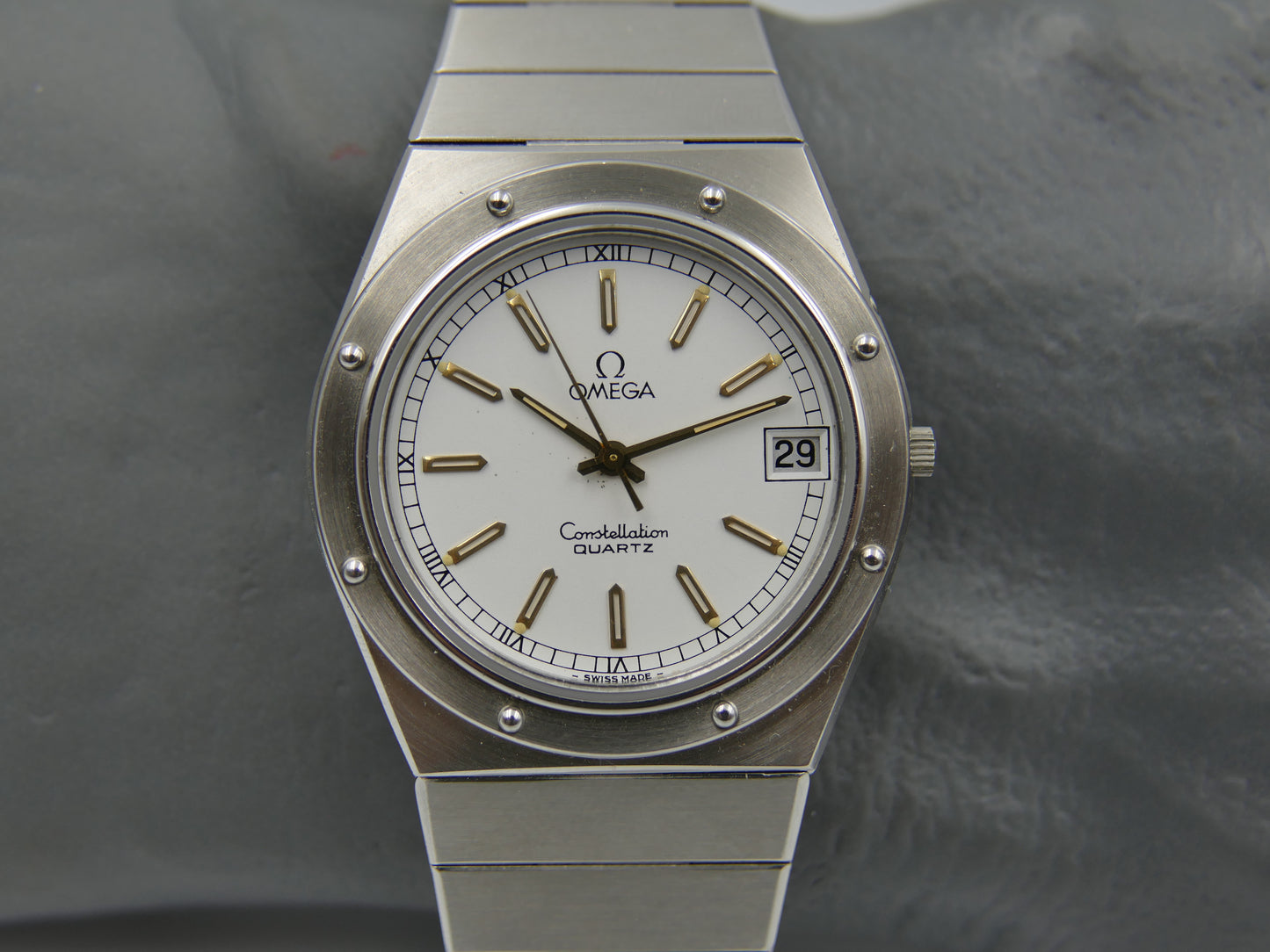 70’s vintage watch mens Omega Constellation marine gerald genta ref. 196.0147 / 396.0879