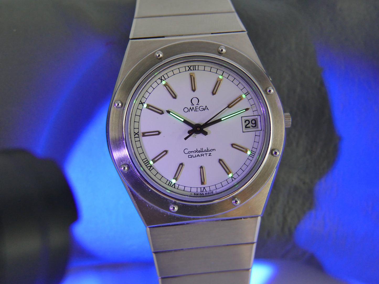 70’s vintage watch mens Omega Constellation marine gerald genta ref. 196.0147 / 396.0879