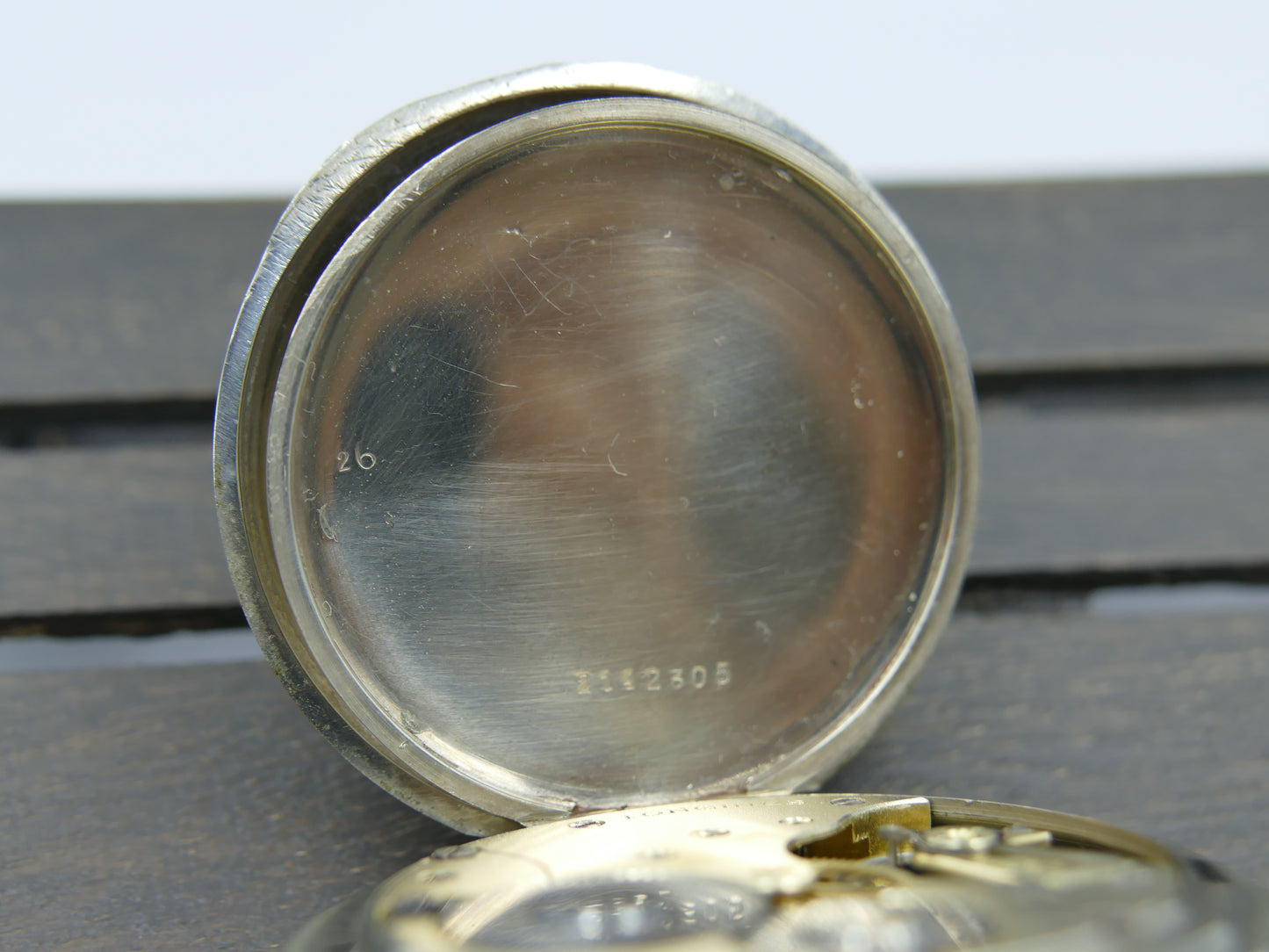 1908 vintage pocket gousset watch Longines manual wind 19.75